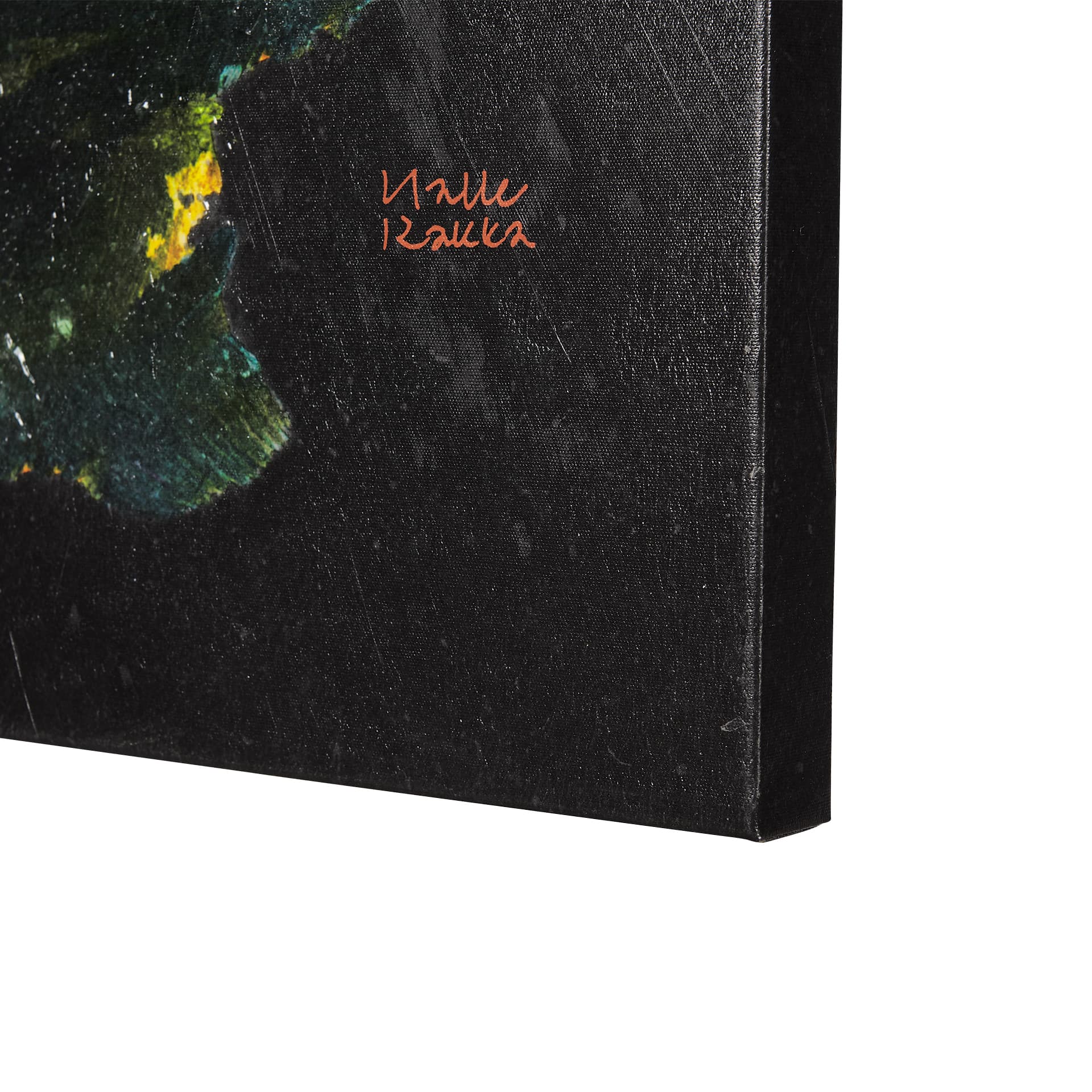 Midnight Flower I by Mercana Studio a Hand Embellished Textured Canvas — product photograph