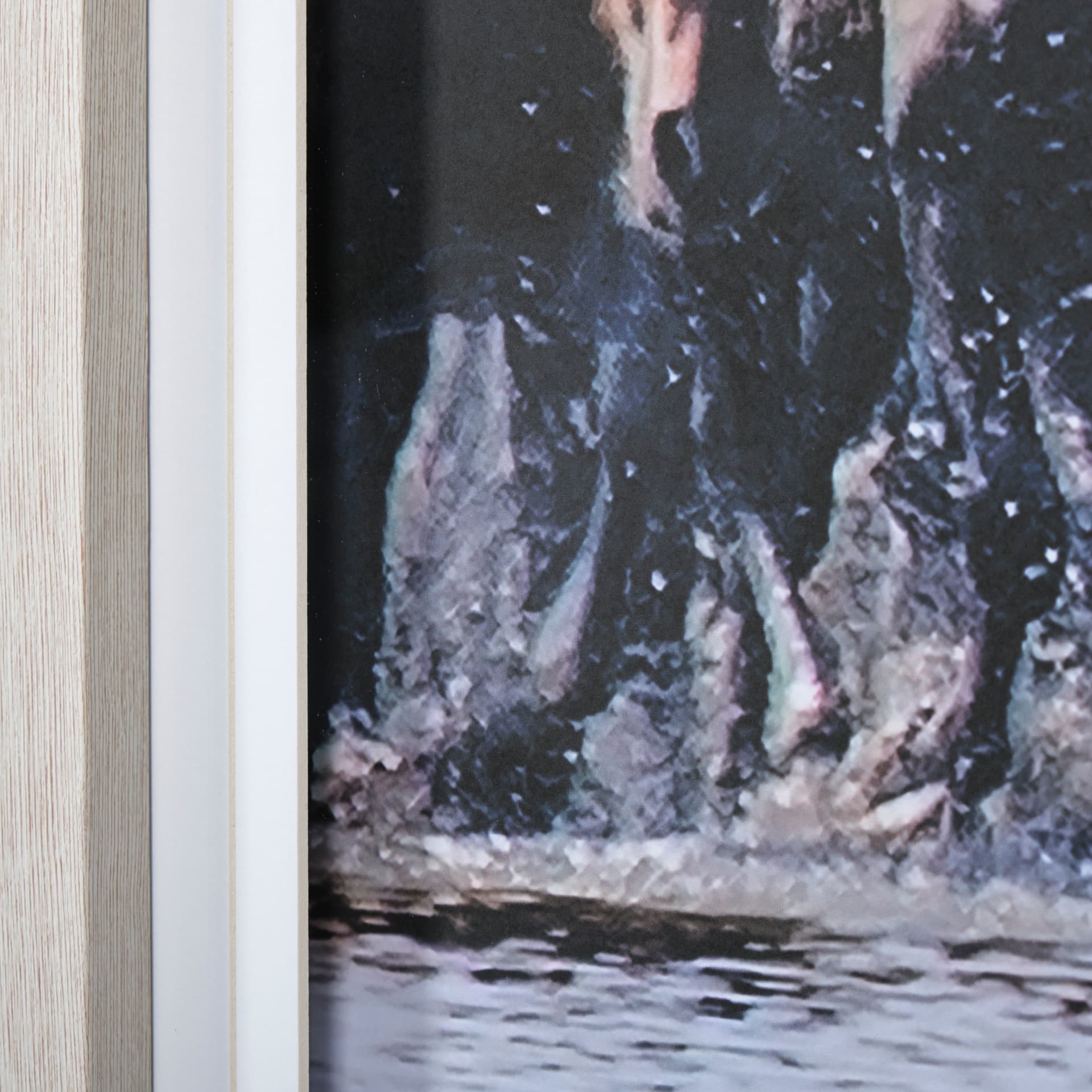Water Horses II C by PHBurchett a Framed Photo Art Print Matted under Glass — product photograph