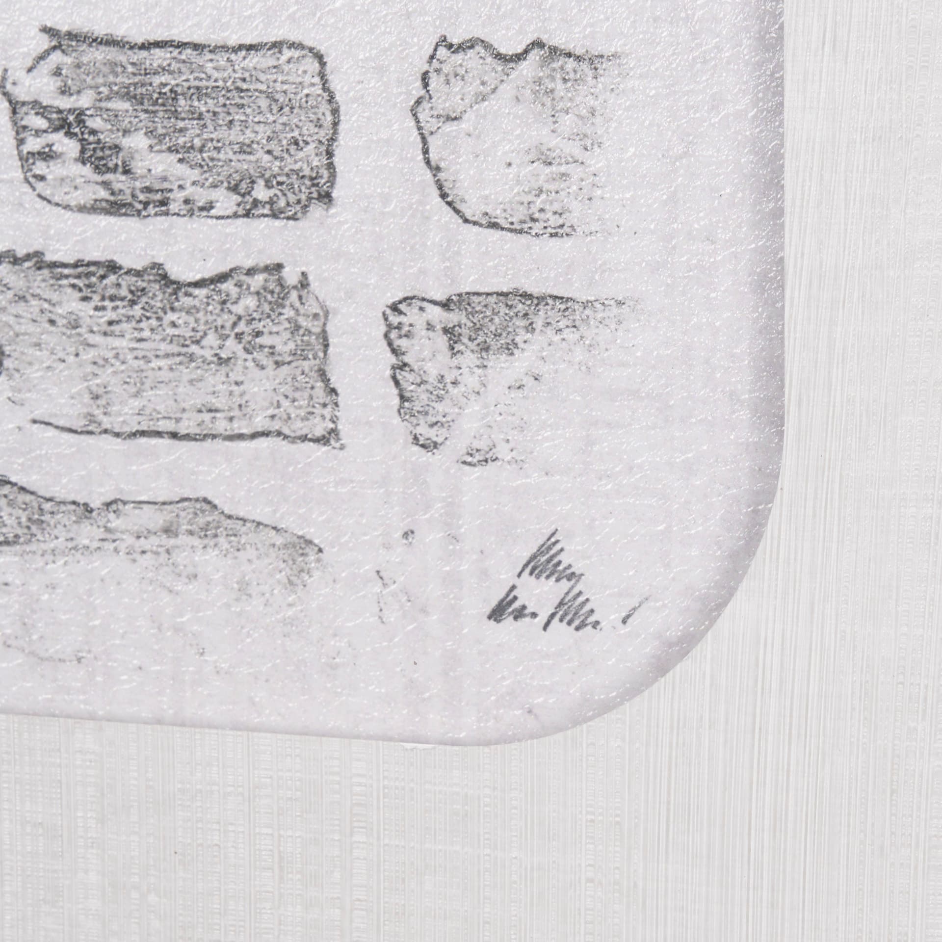 Cipher III by Mercana Studio a Hand Embellished Framed Art Print Matted under Glass — product photograph