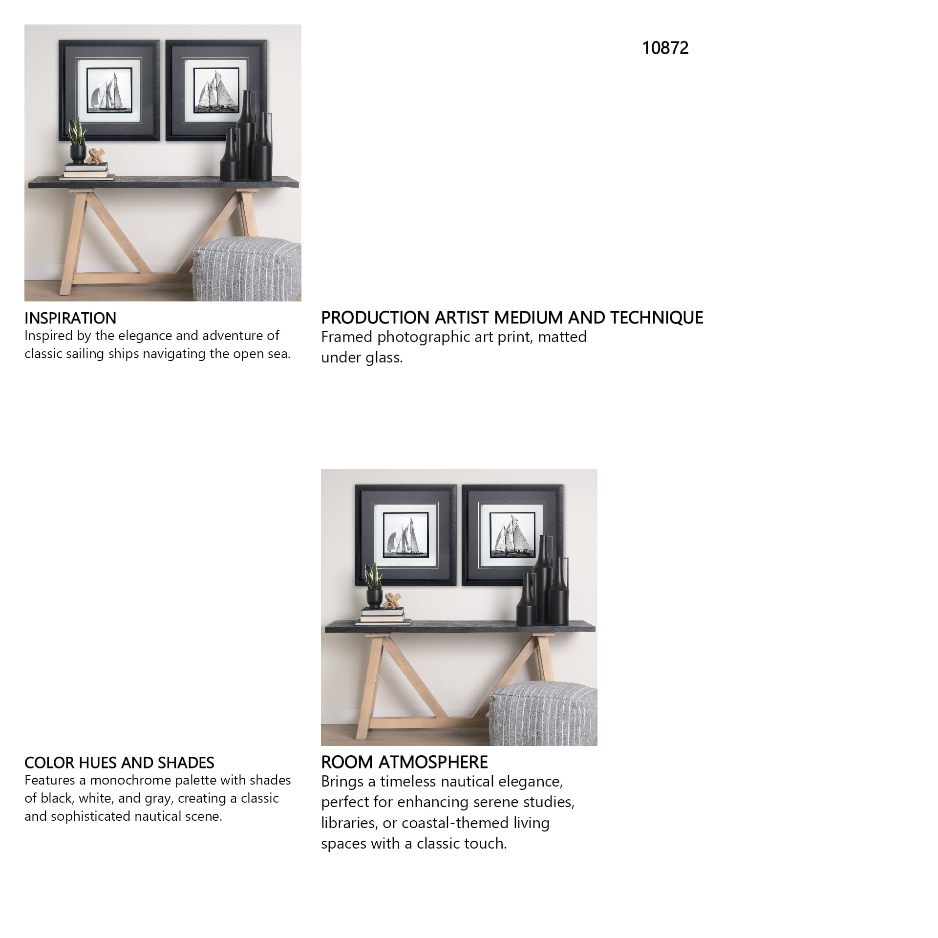 Adrift I by Jorge Llovet a Framed Photo Art Print Matted under Glass — in a styled room