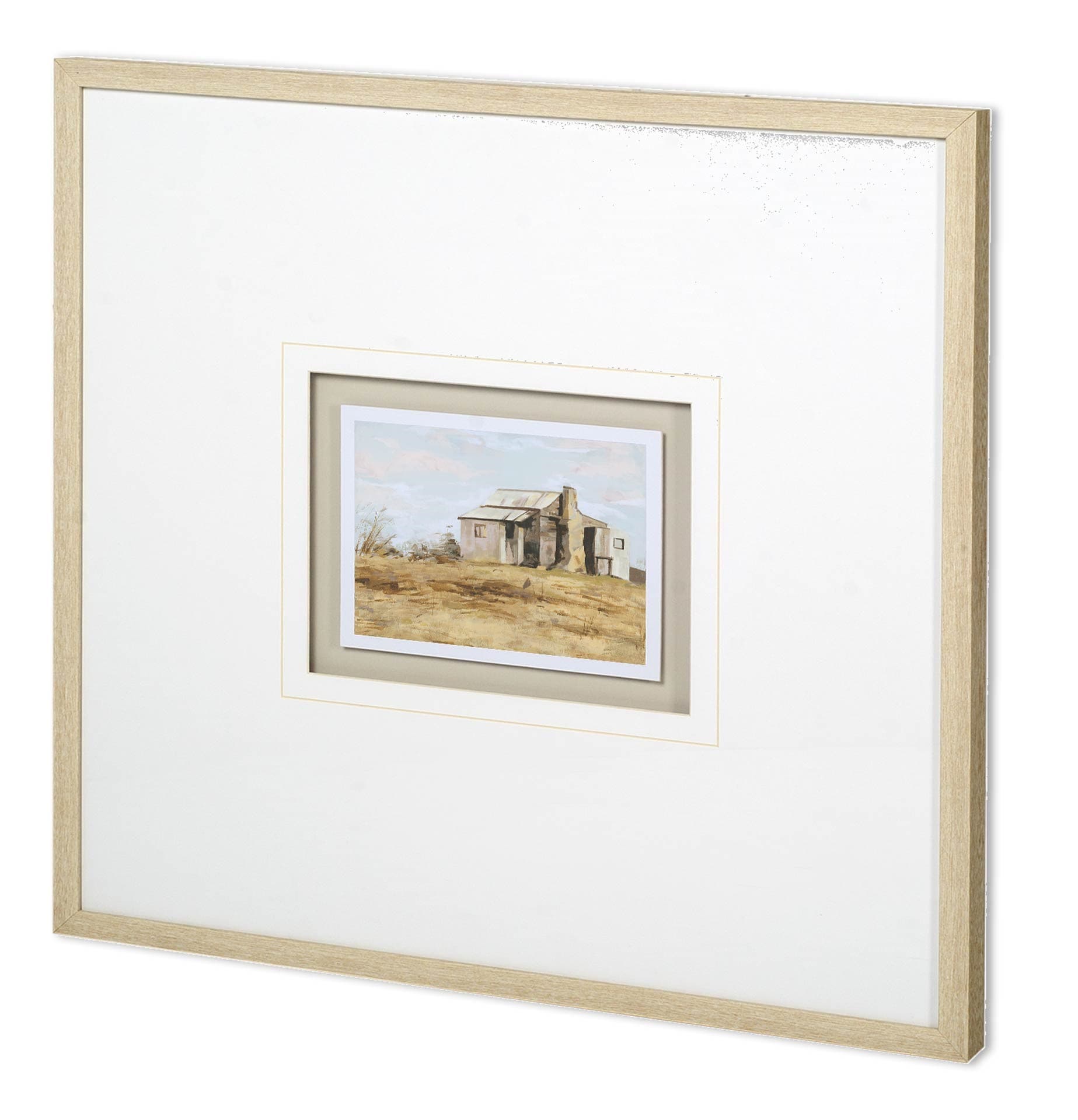Autumnal Equinox I by Mercana Studio a Hand Embellished Textured Framed Art Print Matted under Glass — product photograph