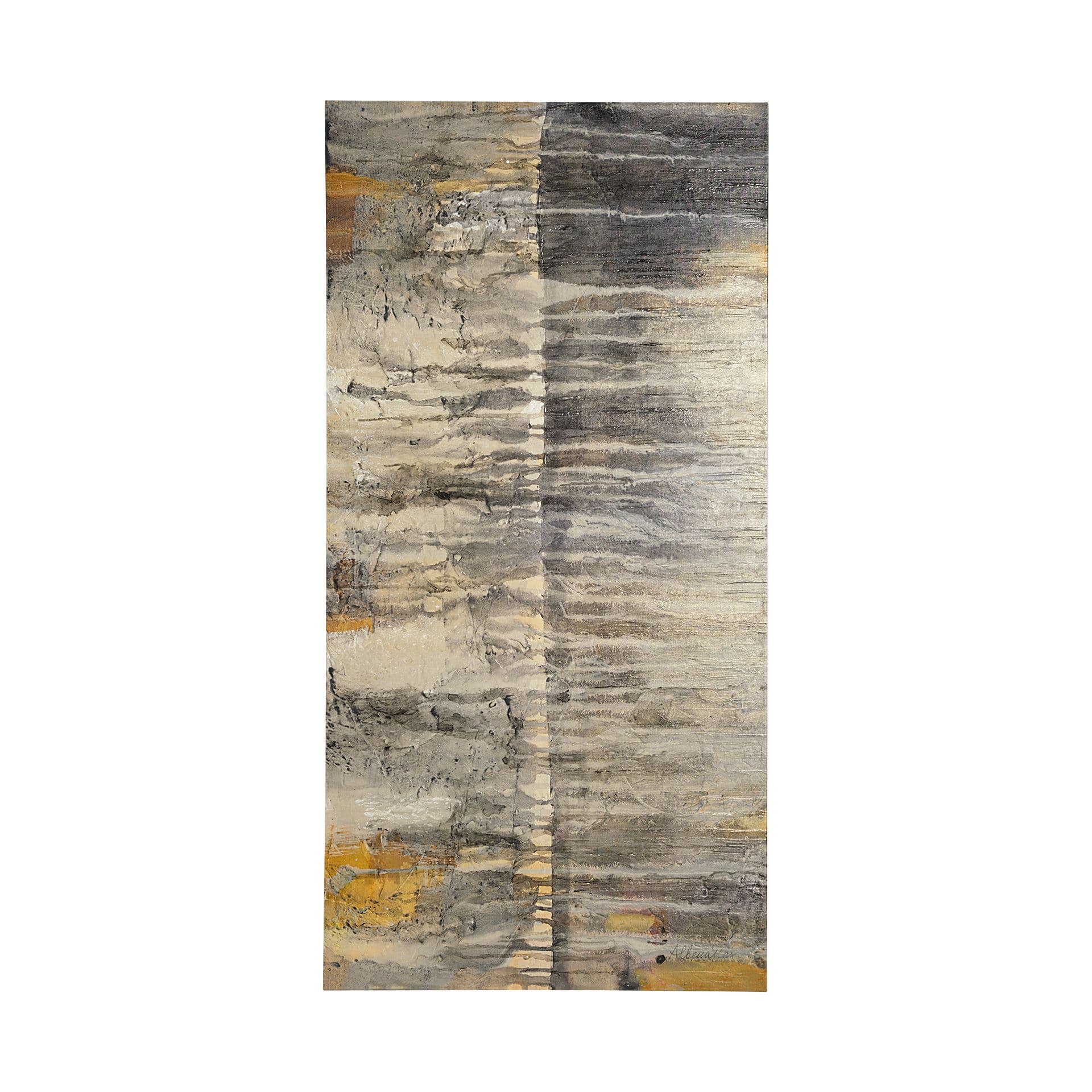 Tectonic II by Albena Hristova a Hand Embellished Textured Canvas — product photograph