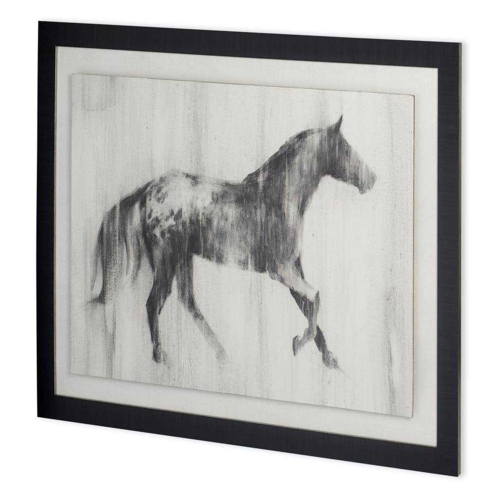 Custom Appaloosa Study I (MC) by Ethan Harper a Hand Embellished Textured Framed Decograph Art Print — product photograph