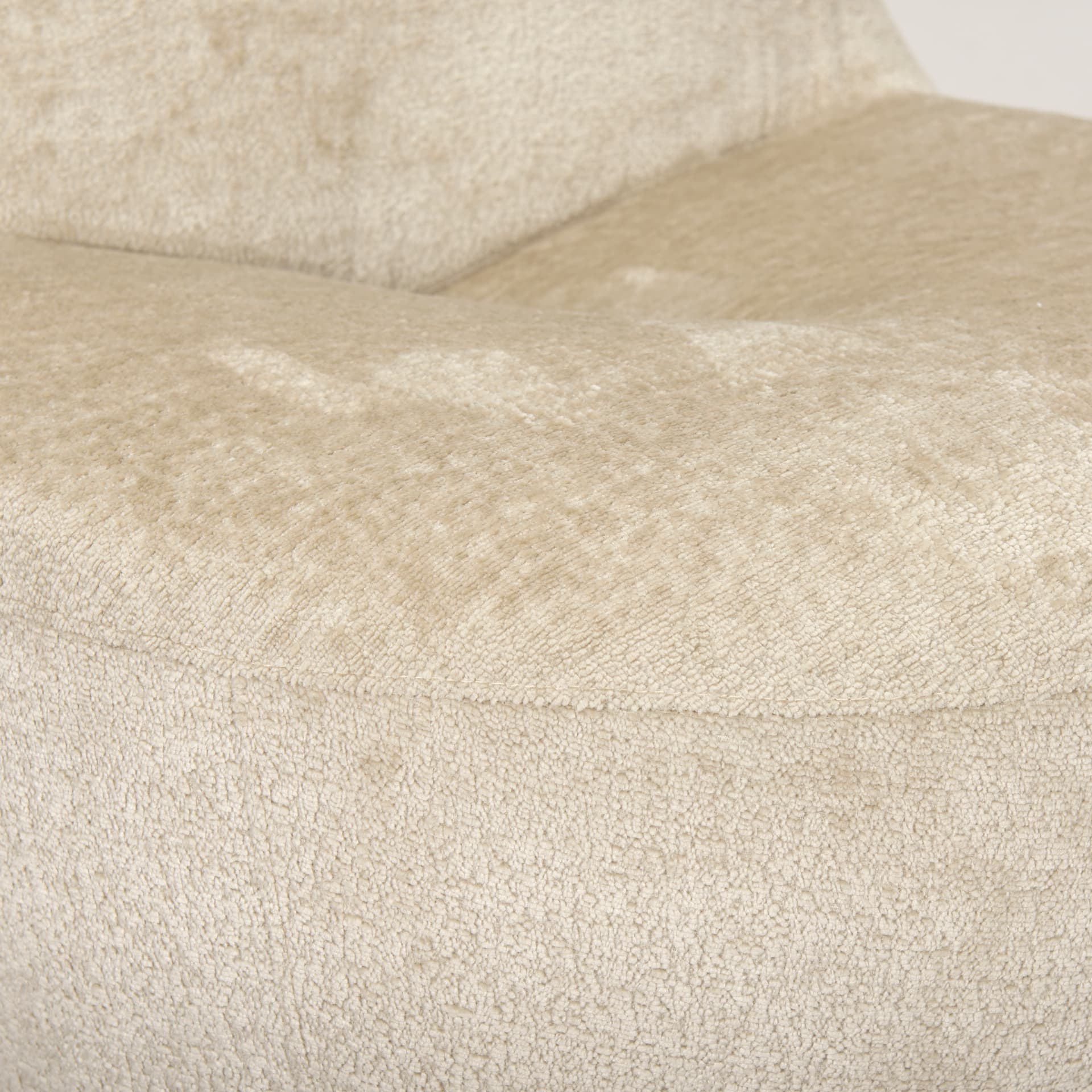 Beverly Beige Chenille Accent Chair — product photograph