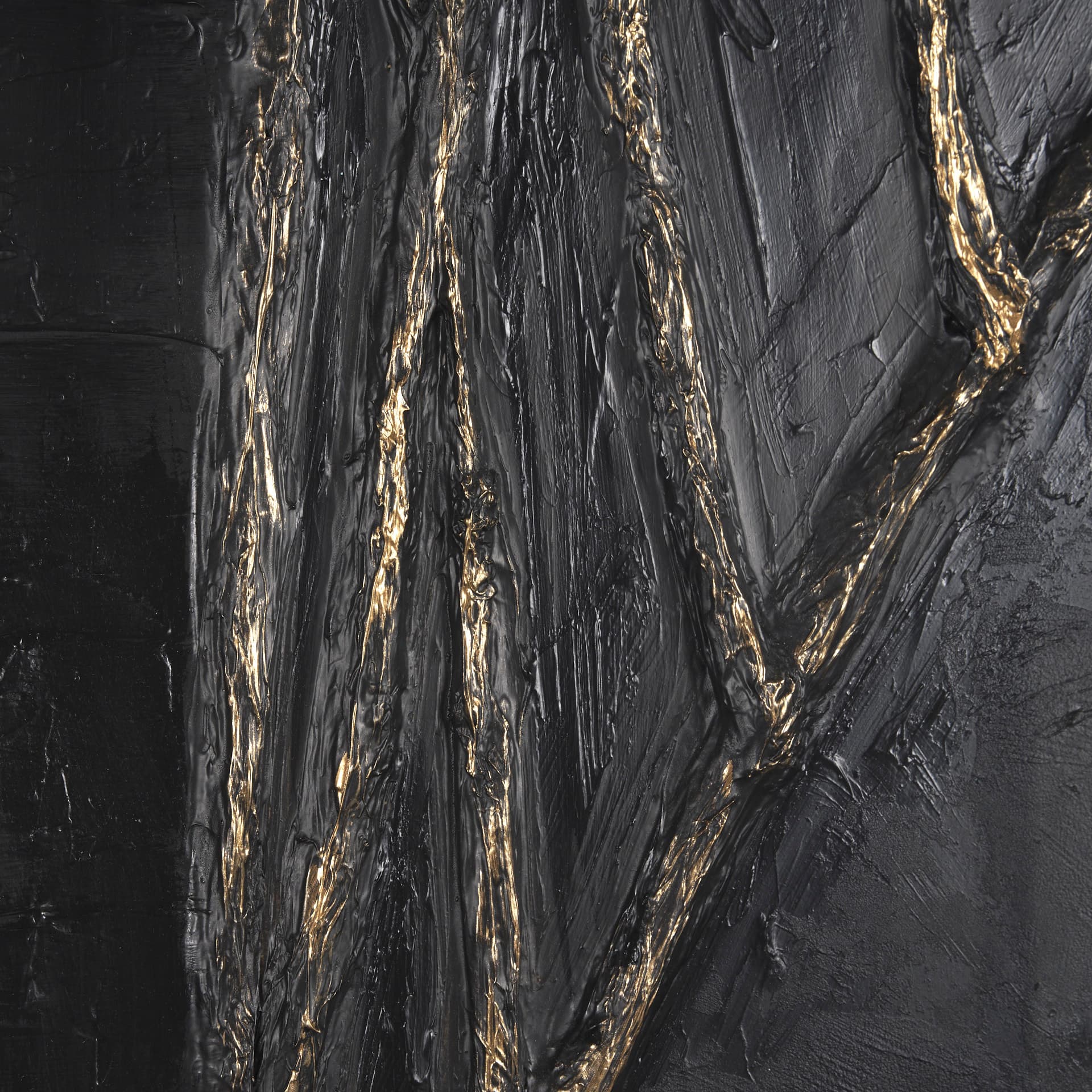 Descent II by Studio M a handmade Original Framed 3D Textured Artwork under Glass — product photograph