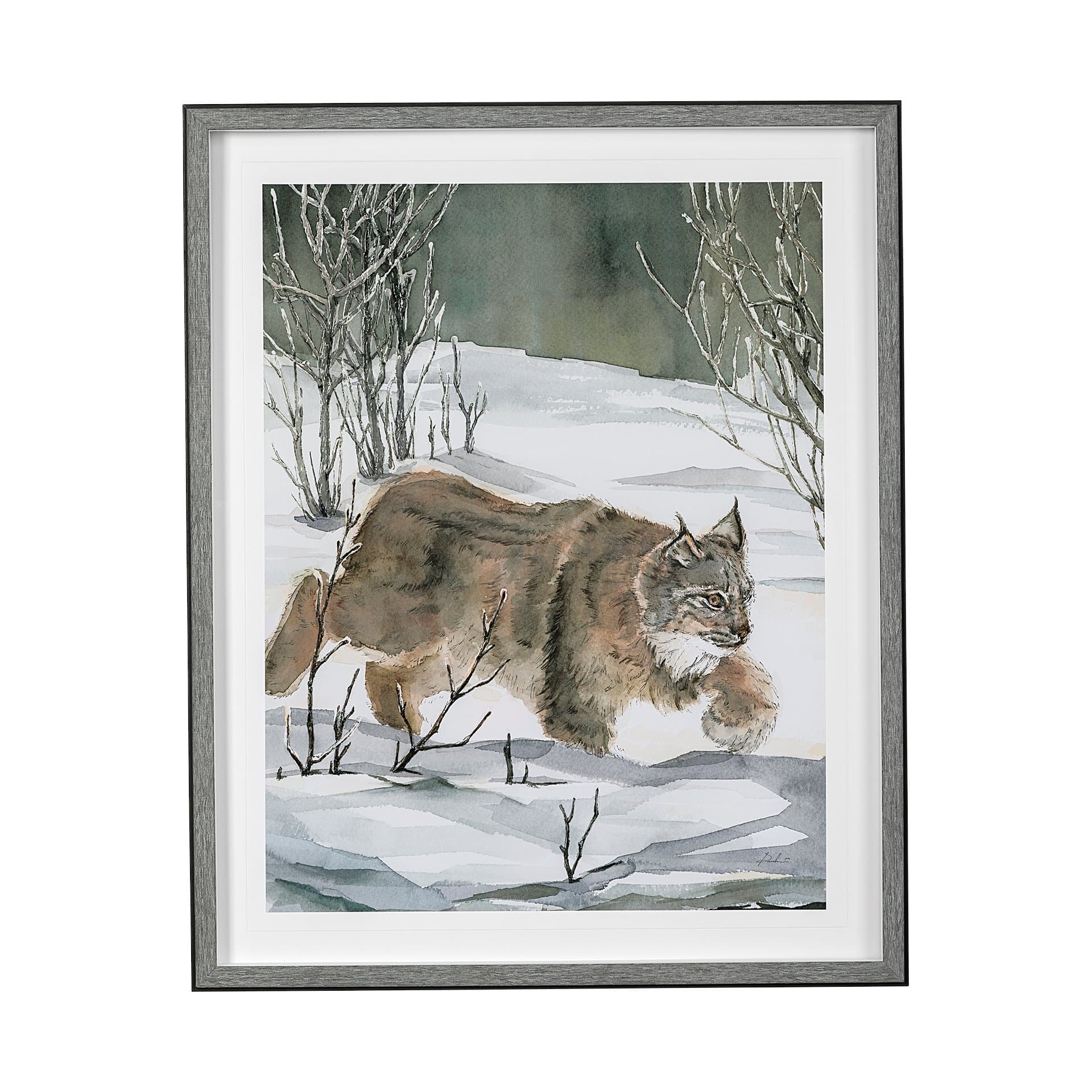 Life in North I by Melody Ducharme a Hand Embellished Textured Framed Art Print Matted under Glass — product photograph