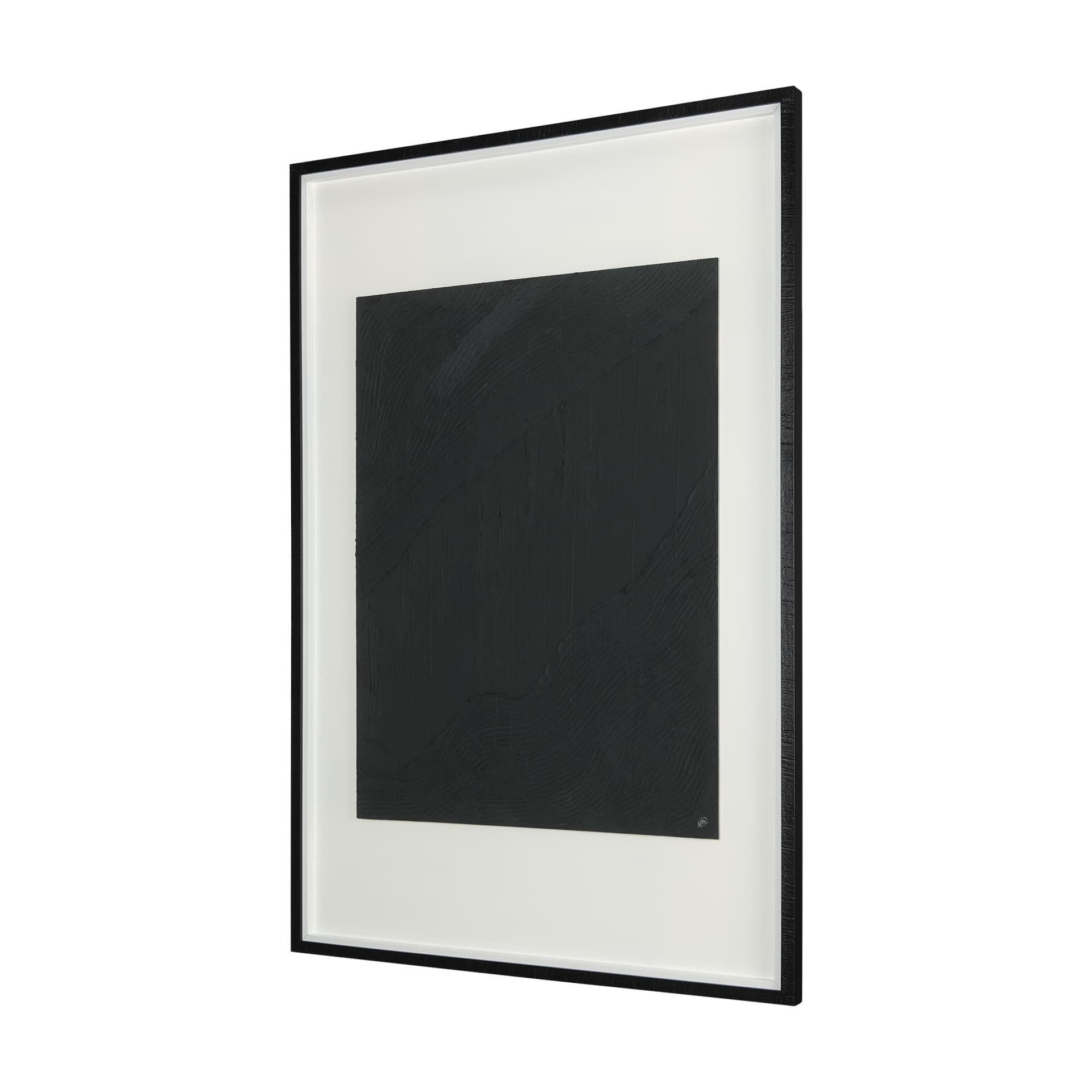 Slate II by Studio M a handmade Original Framed Artwork under Glass — product photograph