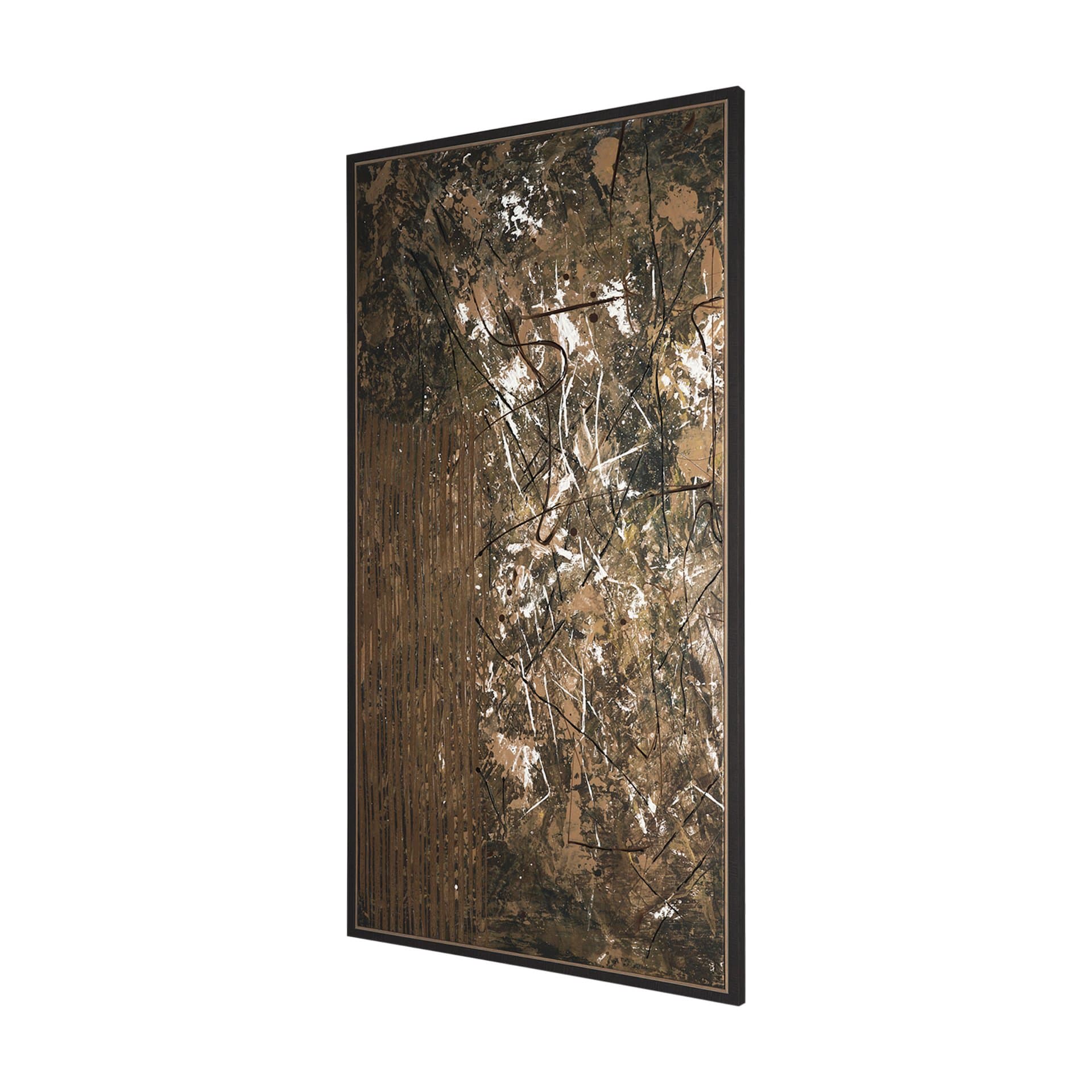 Chaos & Order I by Chad Warren a Hand Embellished Textured Framed Canvas — product photograph