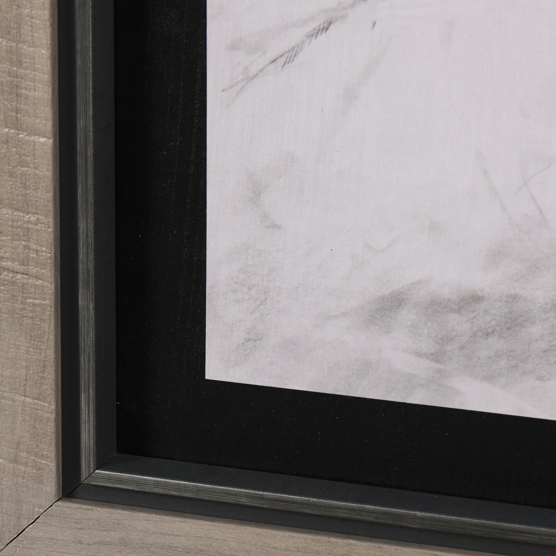 Countryside Sketches I by Ariana a Hand Embellished Textured Framed Art Print — product photograph