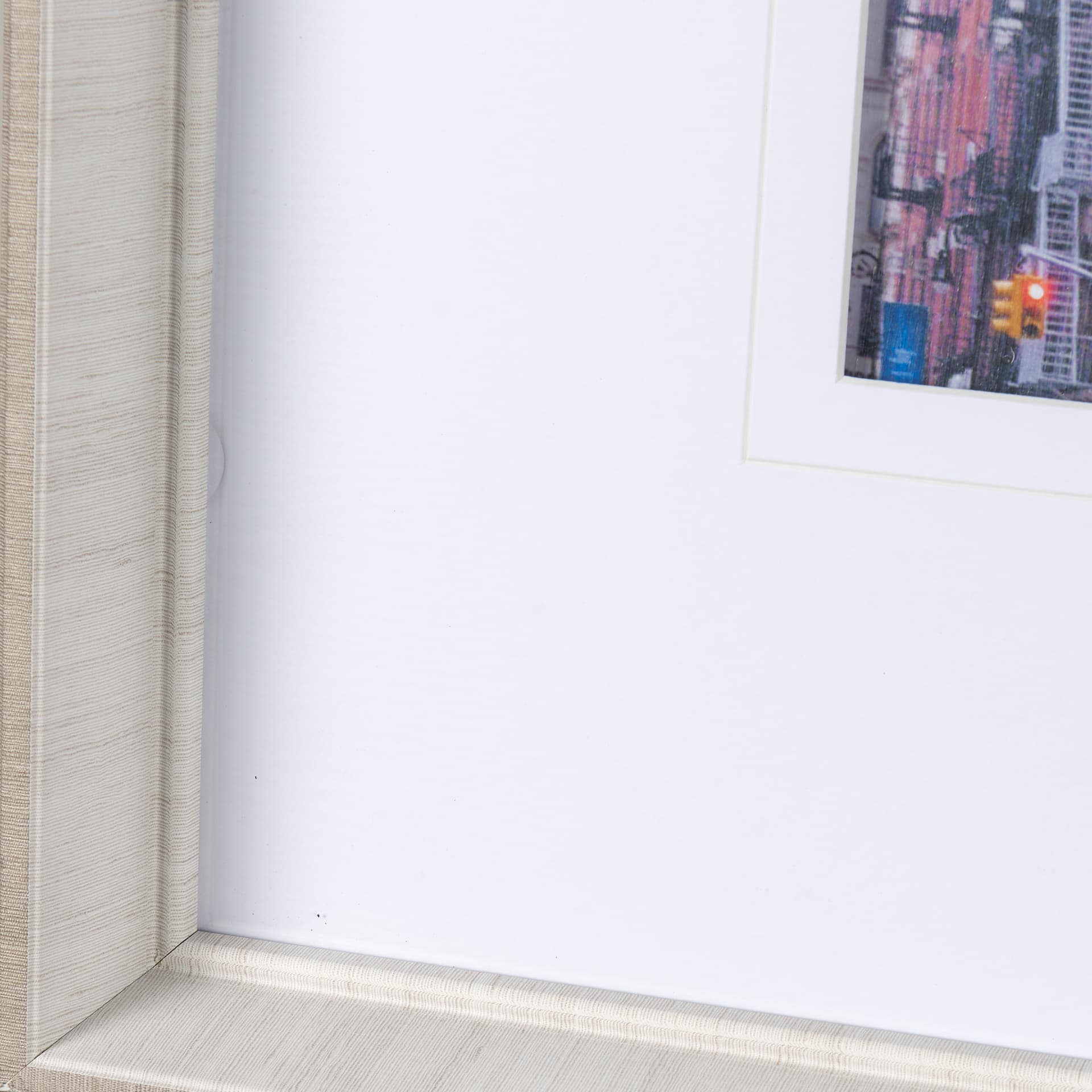 Fresh Facade - Hand Embellished Textured Framed Photo Art Print Matted under Glass — product photograph