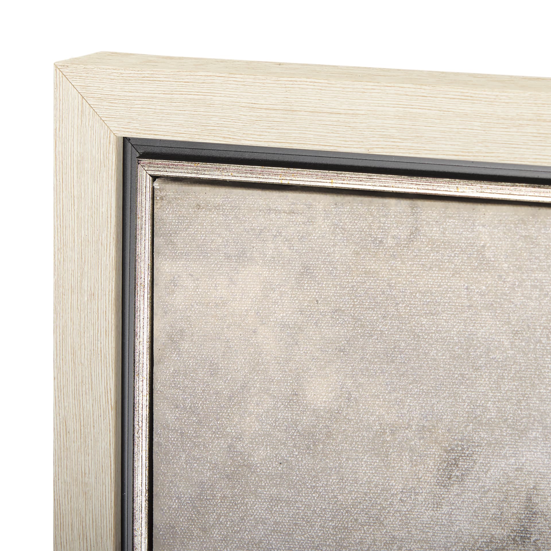 Sandy Waves I by Mercana Studio a Hand Embellished Textured Framed Canvas — product photograph