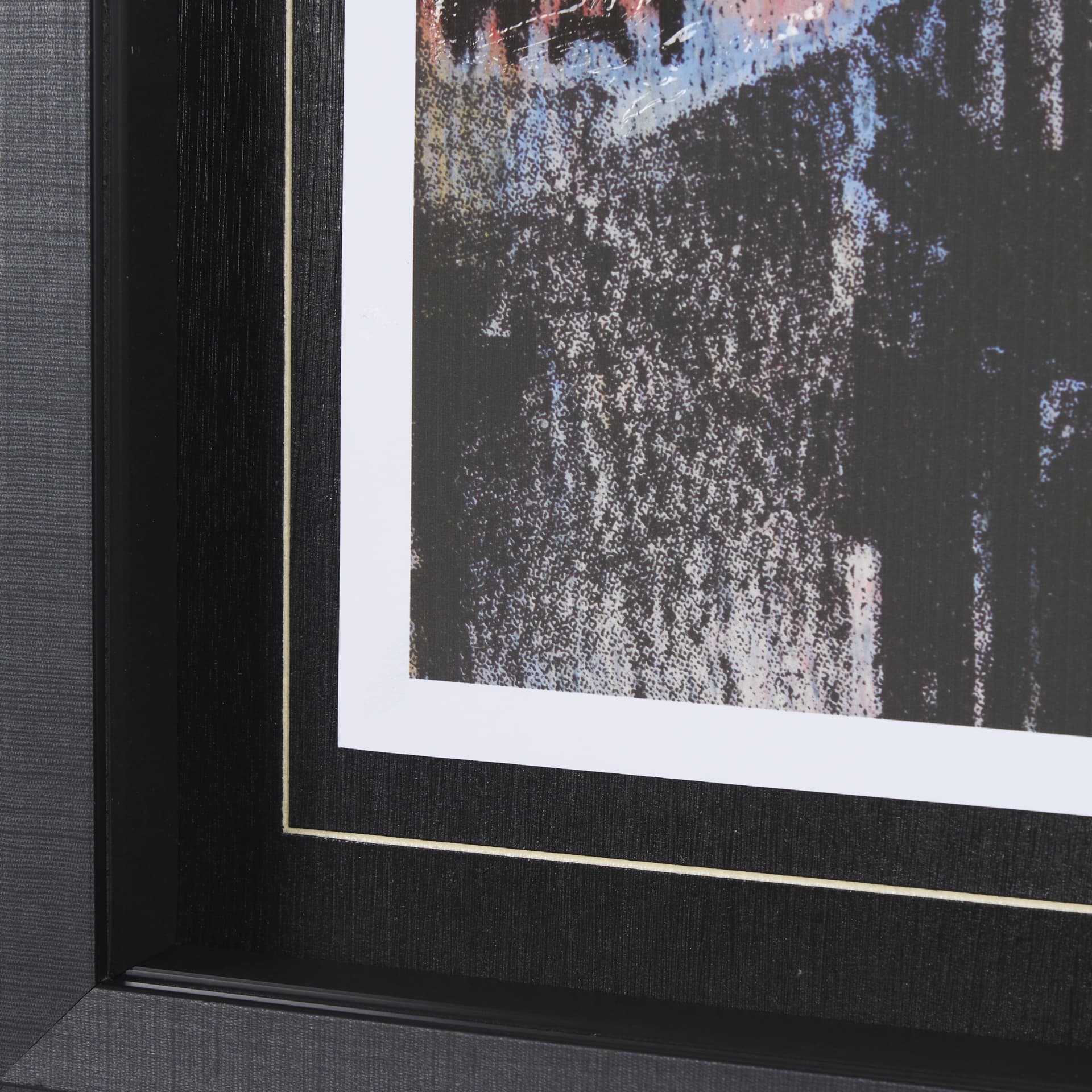 City Vibe I by Mercana Studio a Hand Embellished Textured Framed Art Print Matted under Glass — product photograph