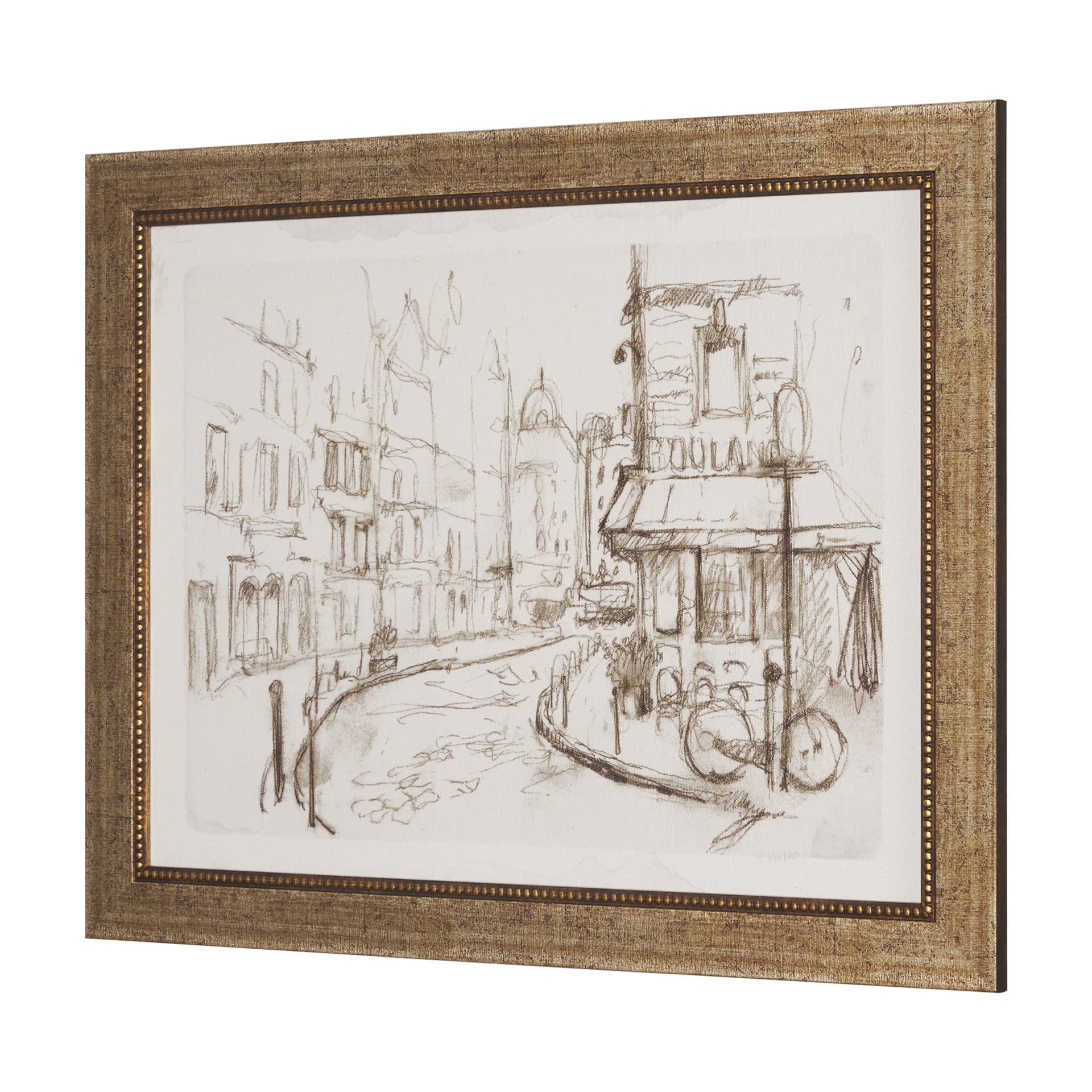 Soft Shadows (Set of 5) by Mercana Studio a Hand Embellished Framed Art Print — product photograph