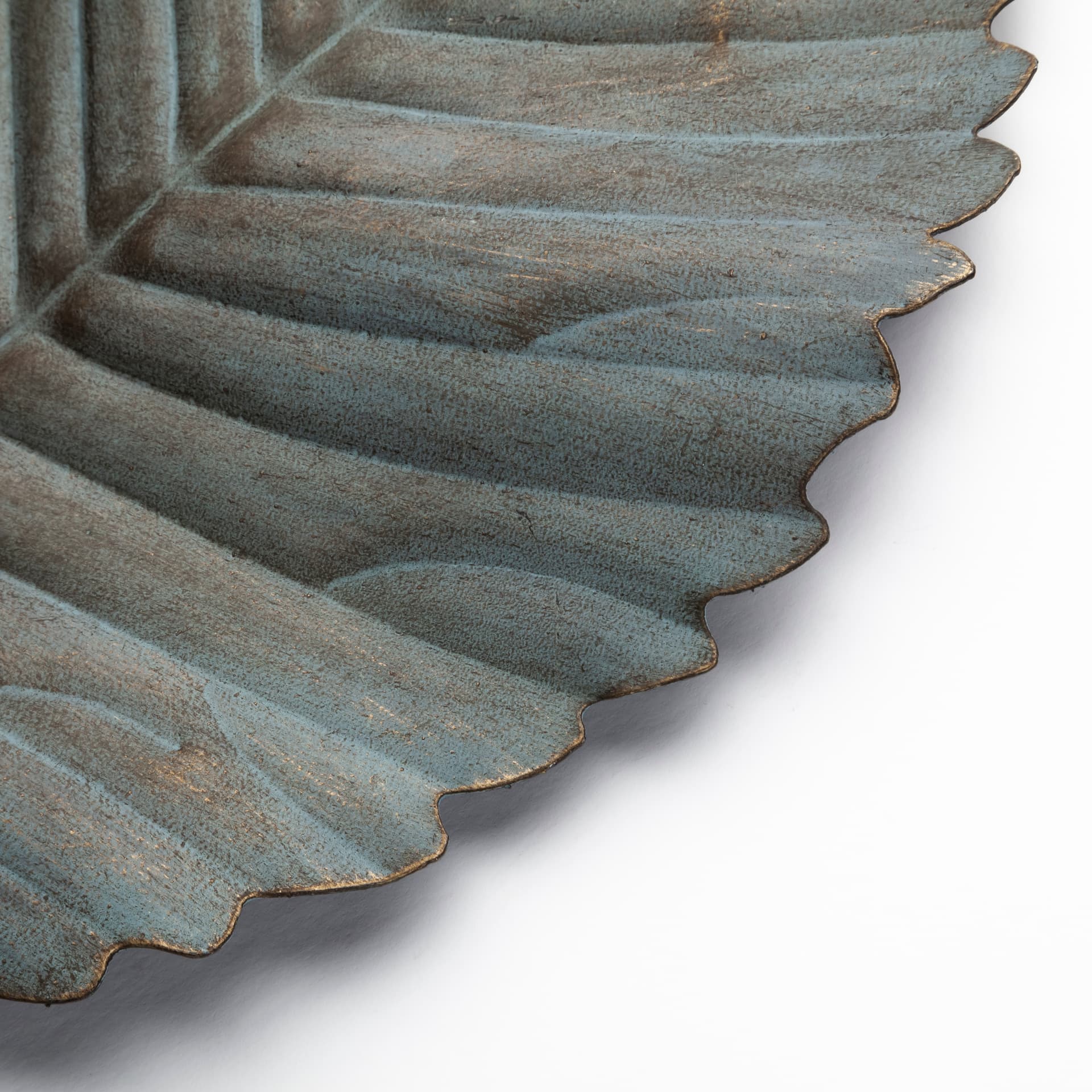 Brattea 16H Large Metal Leaf Wall Art — product photograph