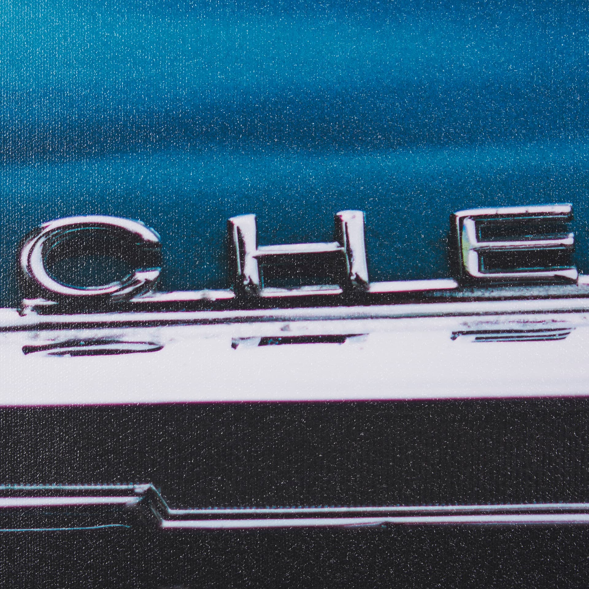 Chevy by Tim Mossholder a Hand Embellished Framed Photo Art Print — product photograph