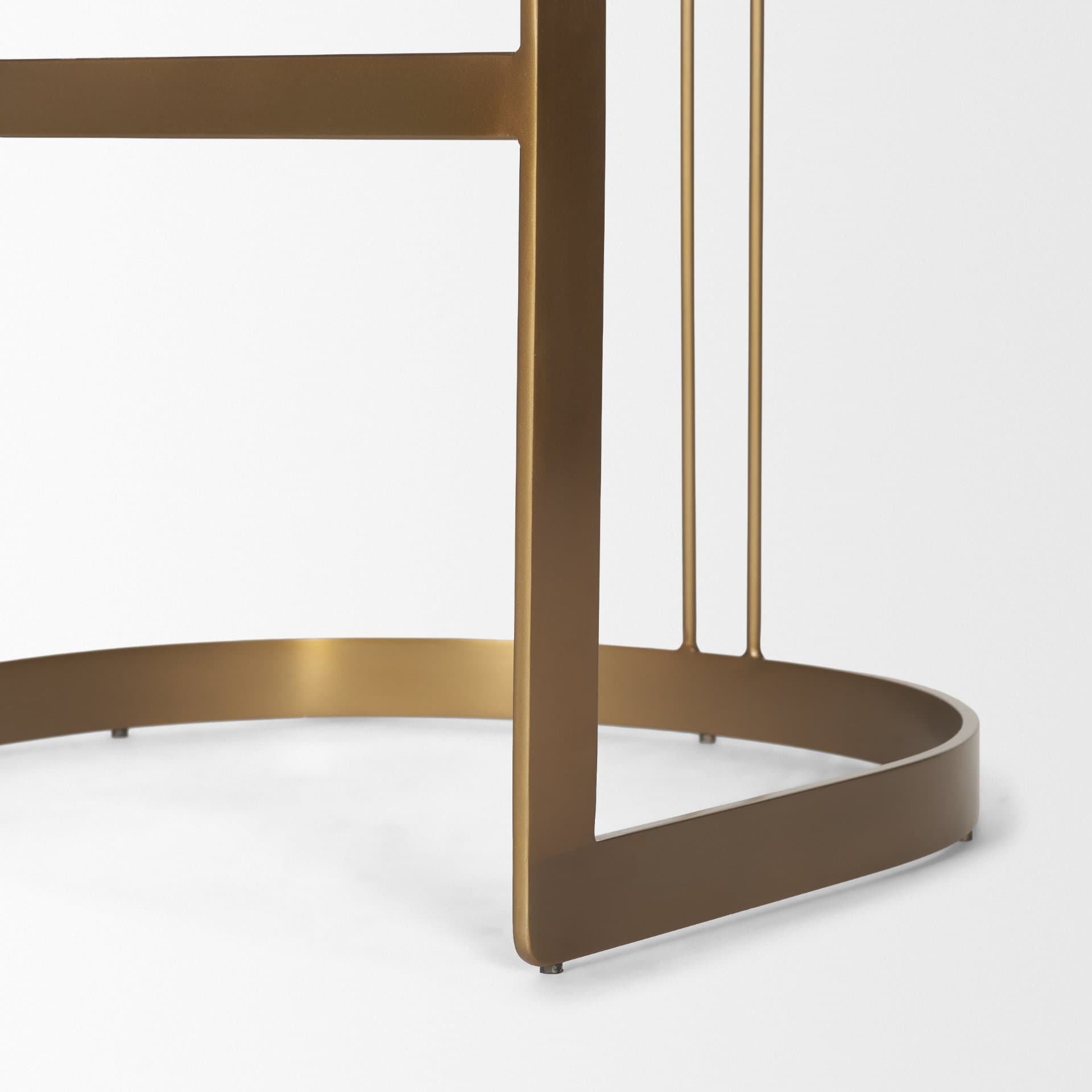 Hollyfield Low Back 28.75in Seat Bar Stool | Bar w/ Cream Fabric — product photograph
