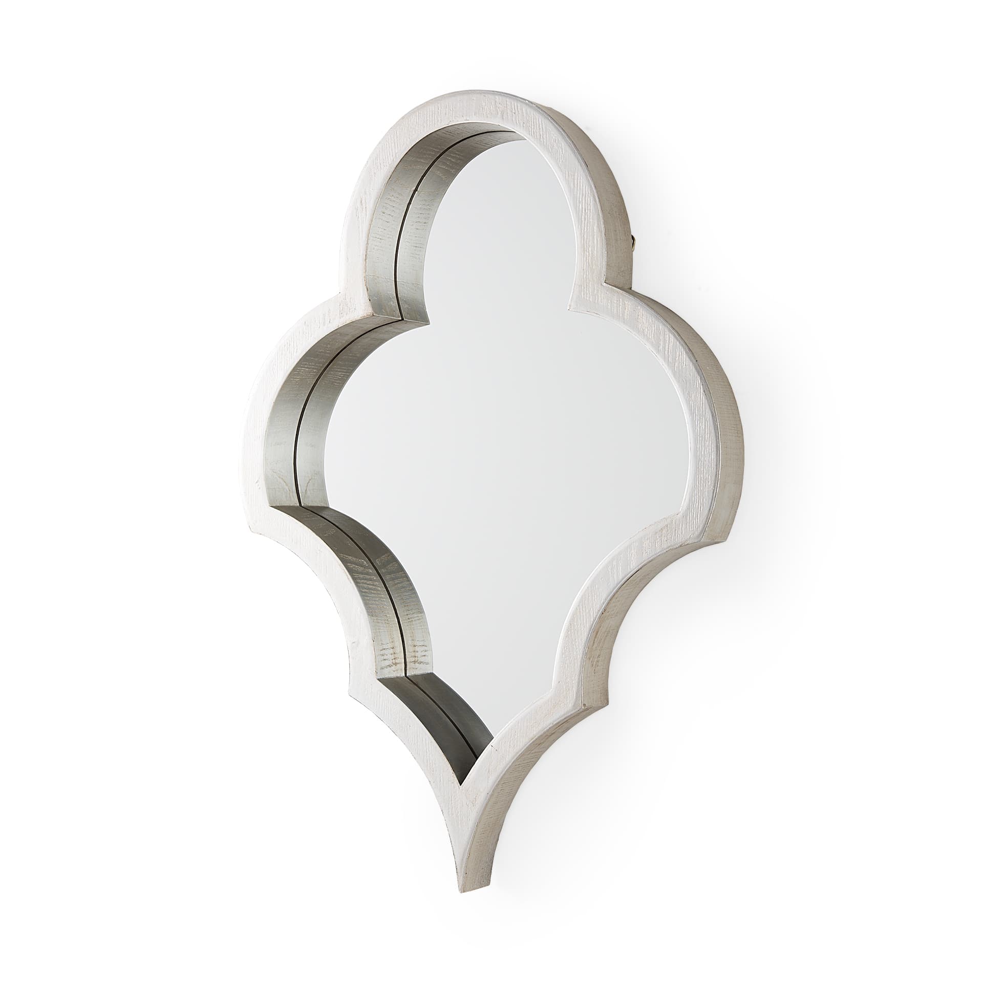 Geneva 23x34 Silver Wood Frame Mirror — product photograph