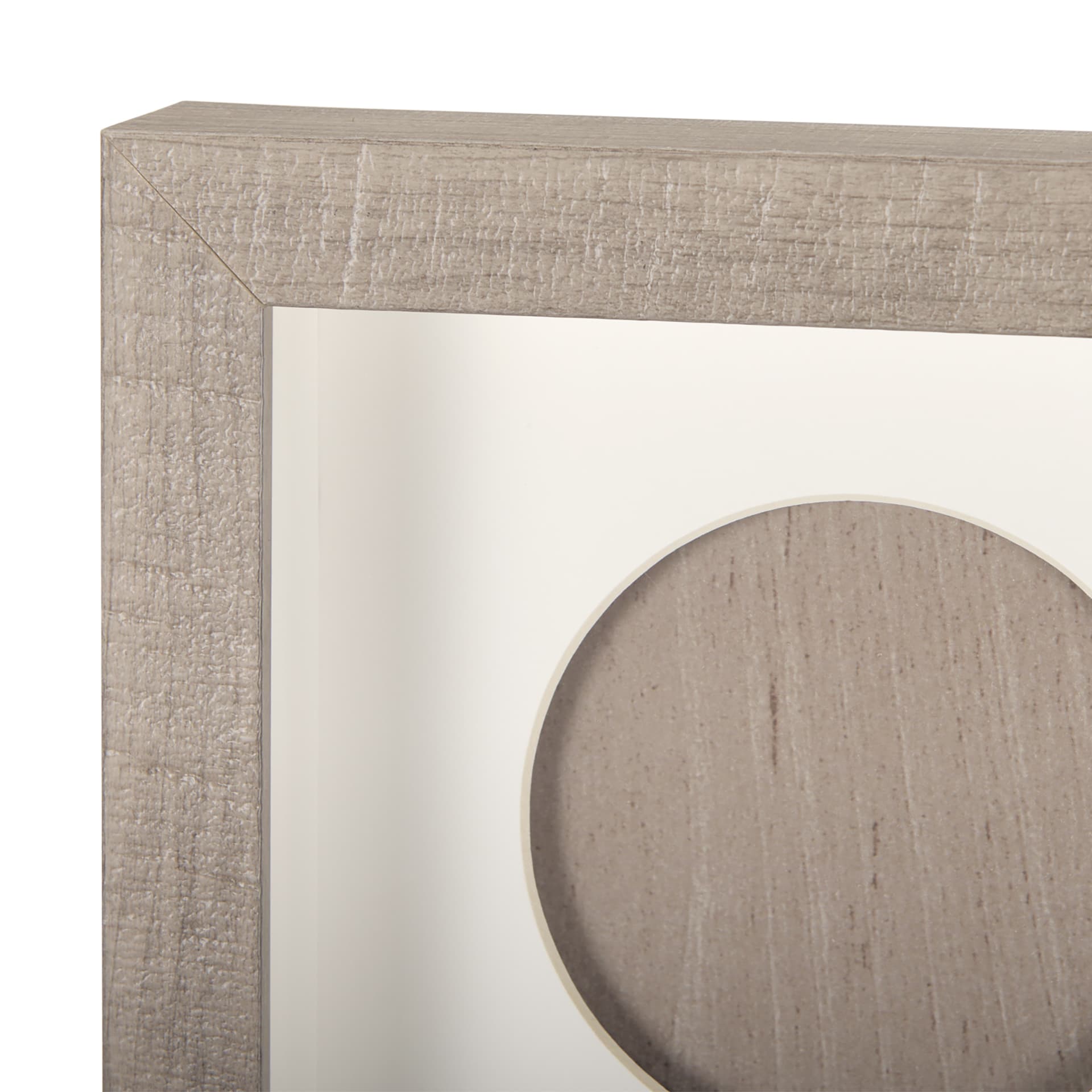 Wood Grain Silhouette II by Studio M a Framed Art Print Matted under Glass — product photograph
