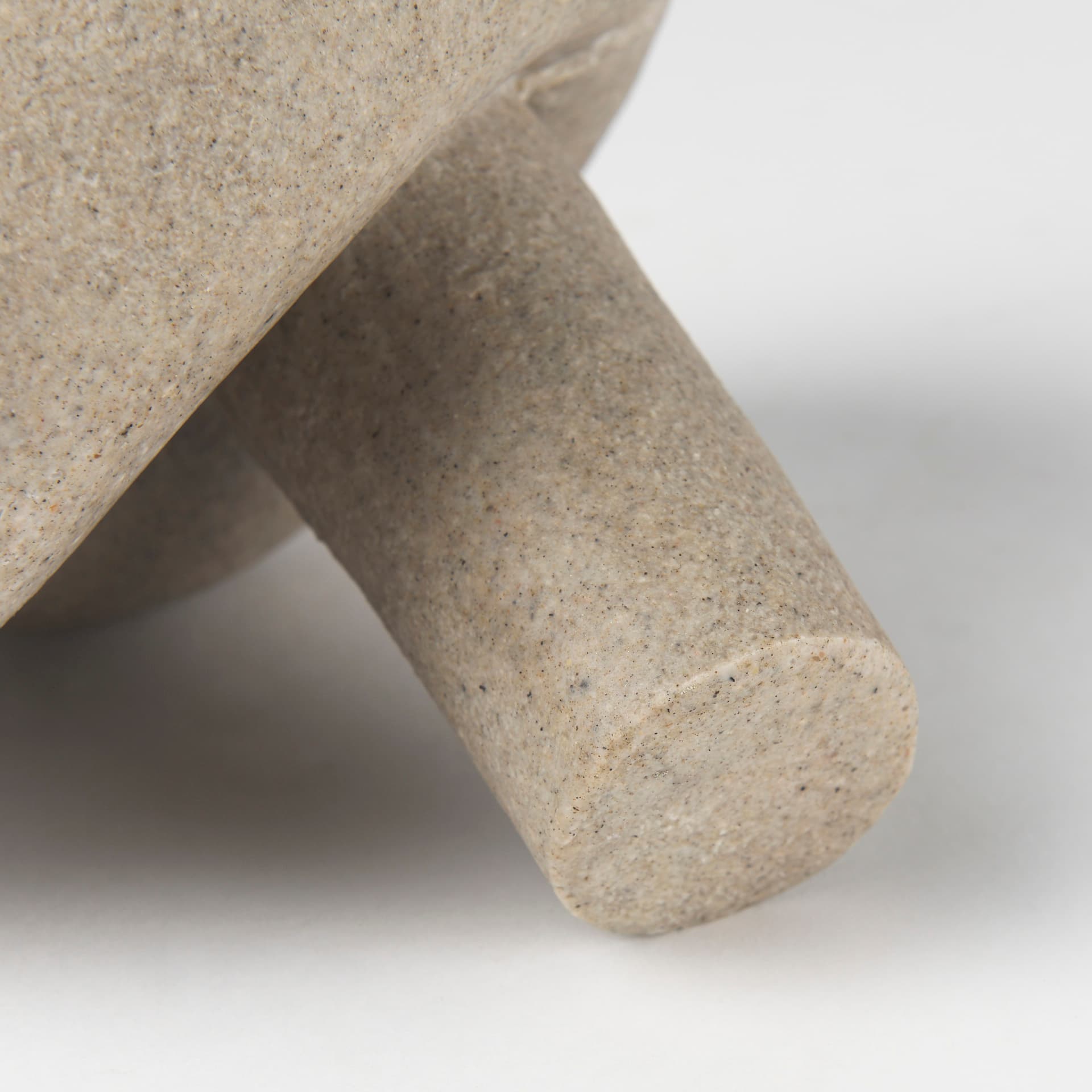 Otto Sandstone Resin Small Knot Sculpture Decorative Object — product photograph