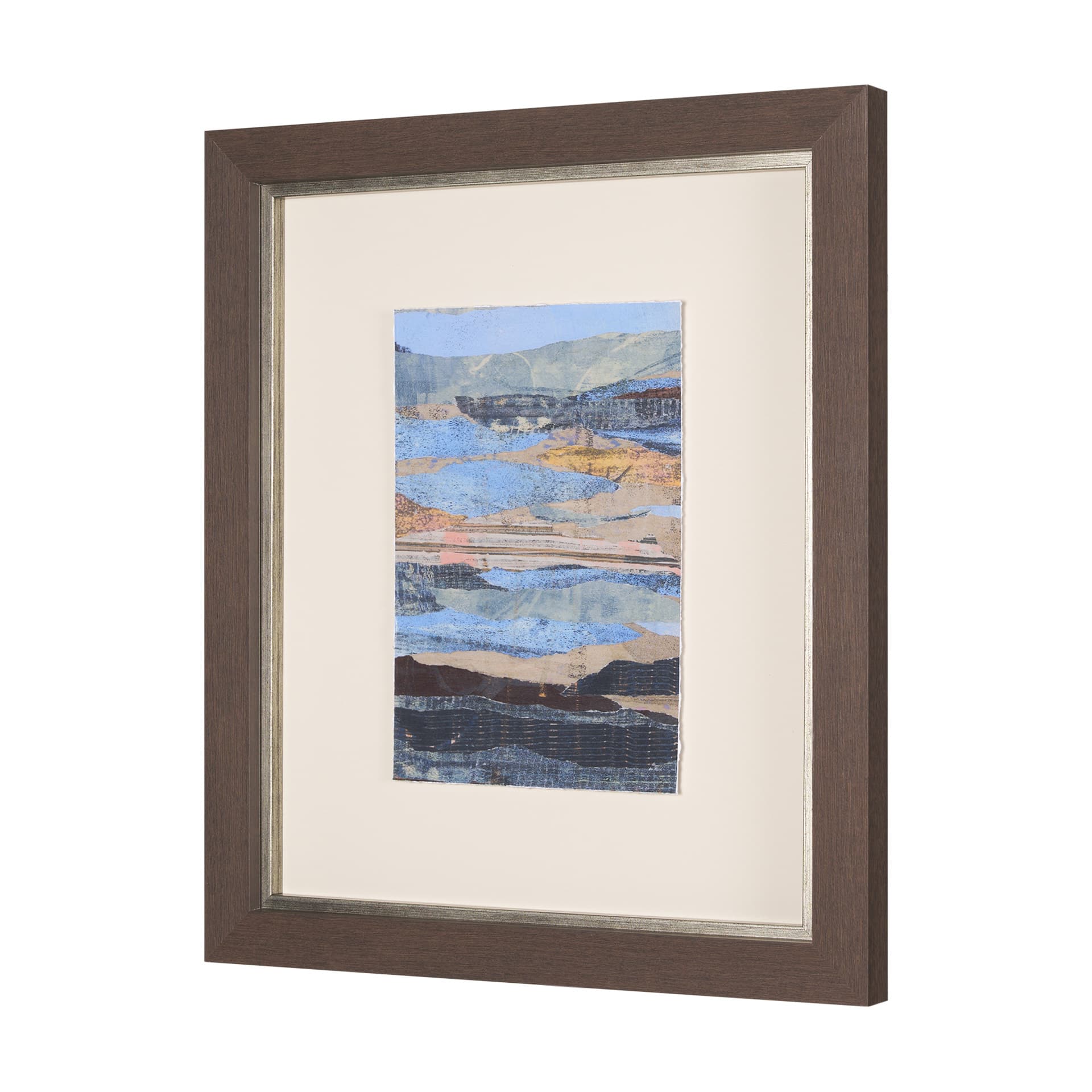 Off In The Distance II by Mercana Studio a Hand Embellished Framed Art Print Matted under Glass — product photograph