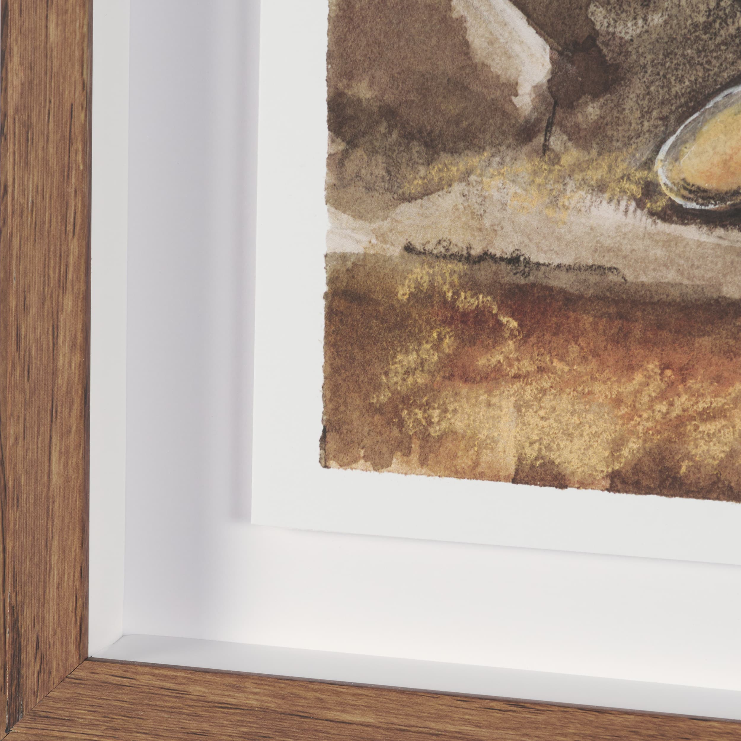 At The Cabin I by Mercana Studio Hand Embelished Framed Artwork Matted under Glass — product photograph