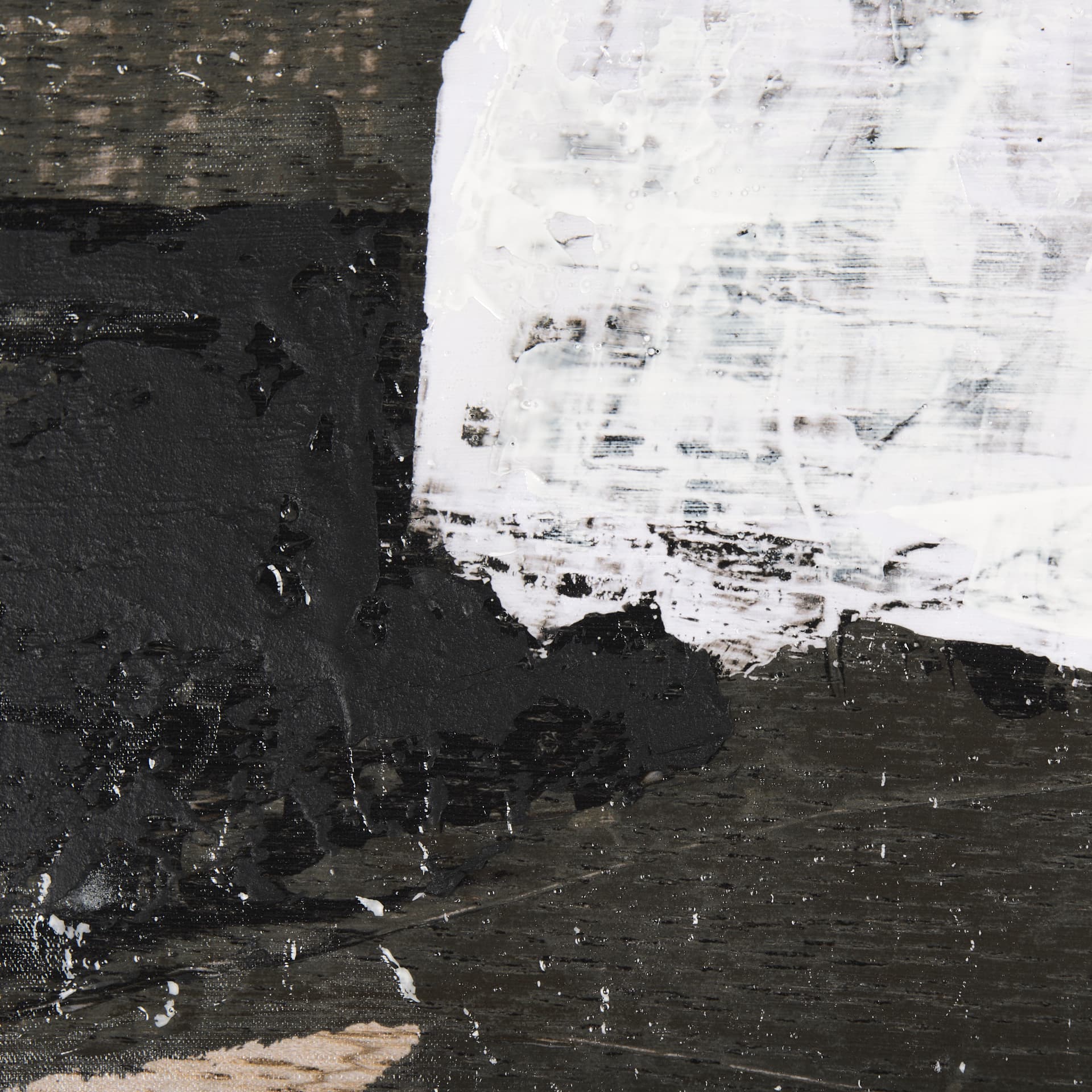 Clouds upon Fields I by Mercana Studio a Hand Embellished Textured Framed Canvas — product photograph