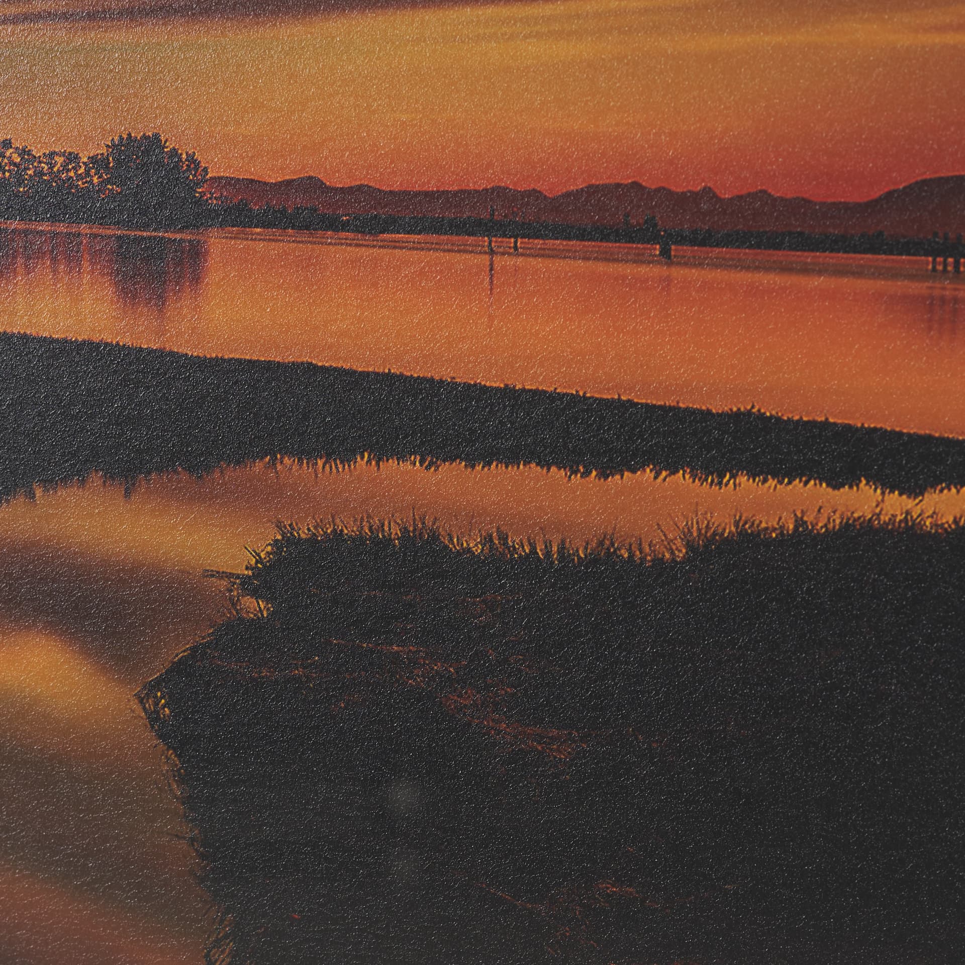 Last Light by Chad Mackay Textured FramedPhoto Print Matted under Glass — product photograph