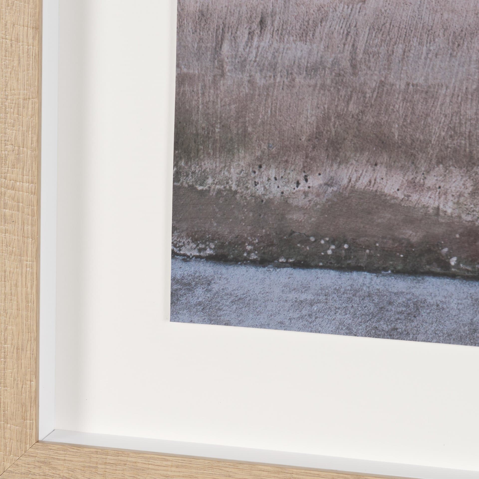 White Surfboard by Shot By Clint Framed Photo Print Matted under Glass — product photograph