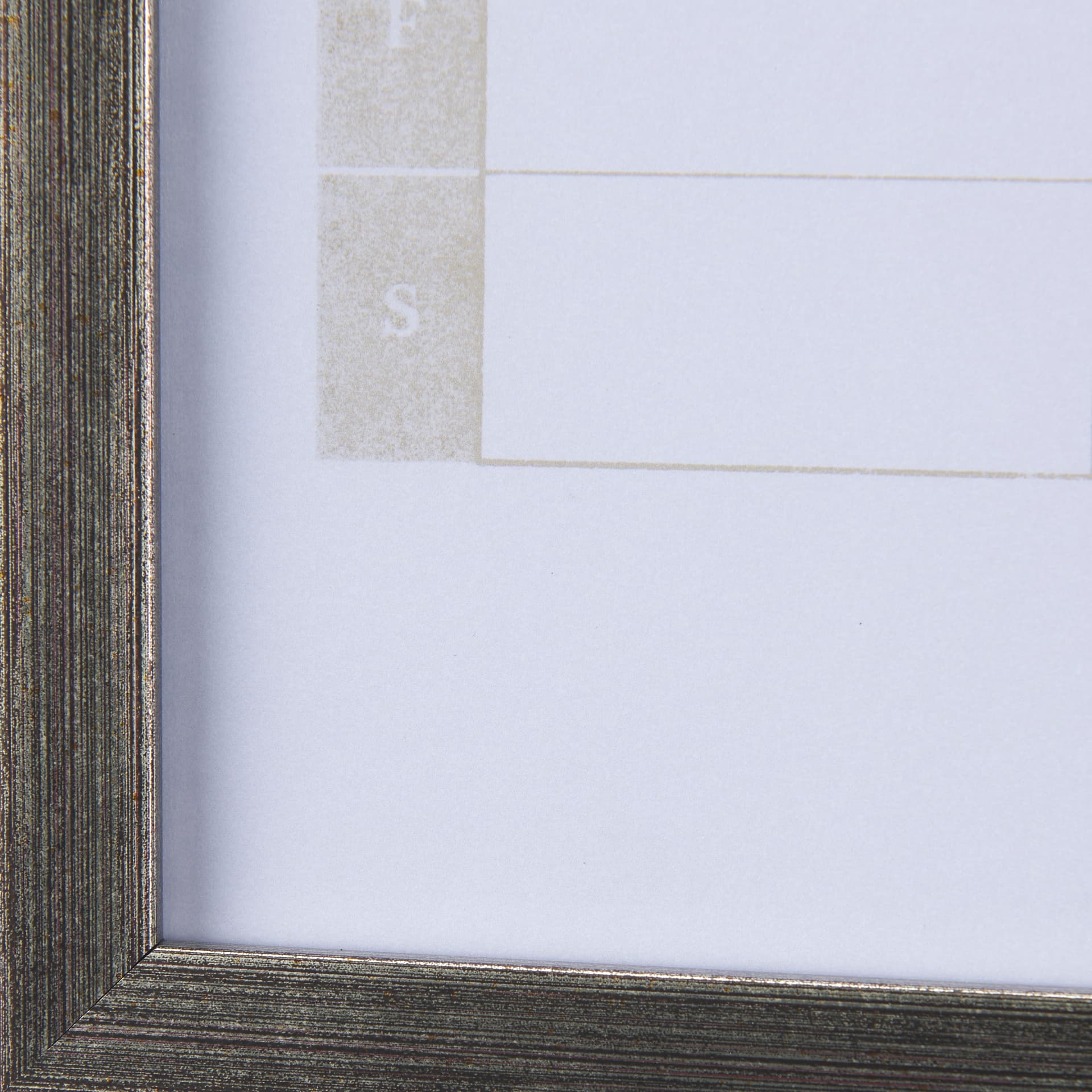 MENU I by Mercana Studio a Hand Embellished Textured Framed Art Print Matted under Glass — product photograph