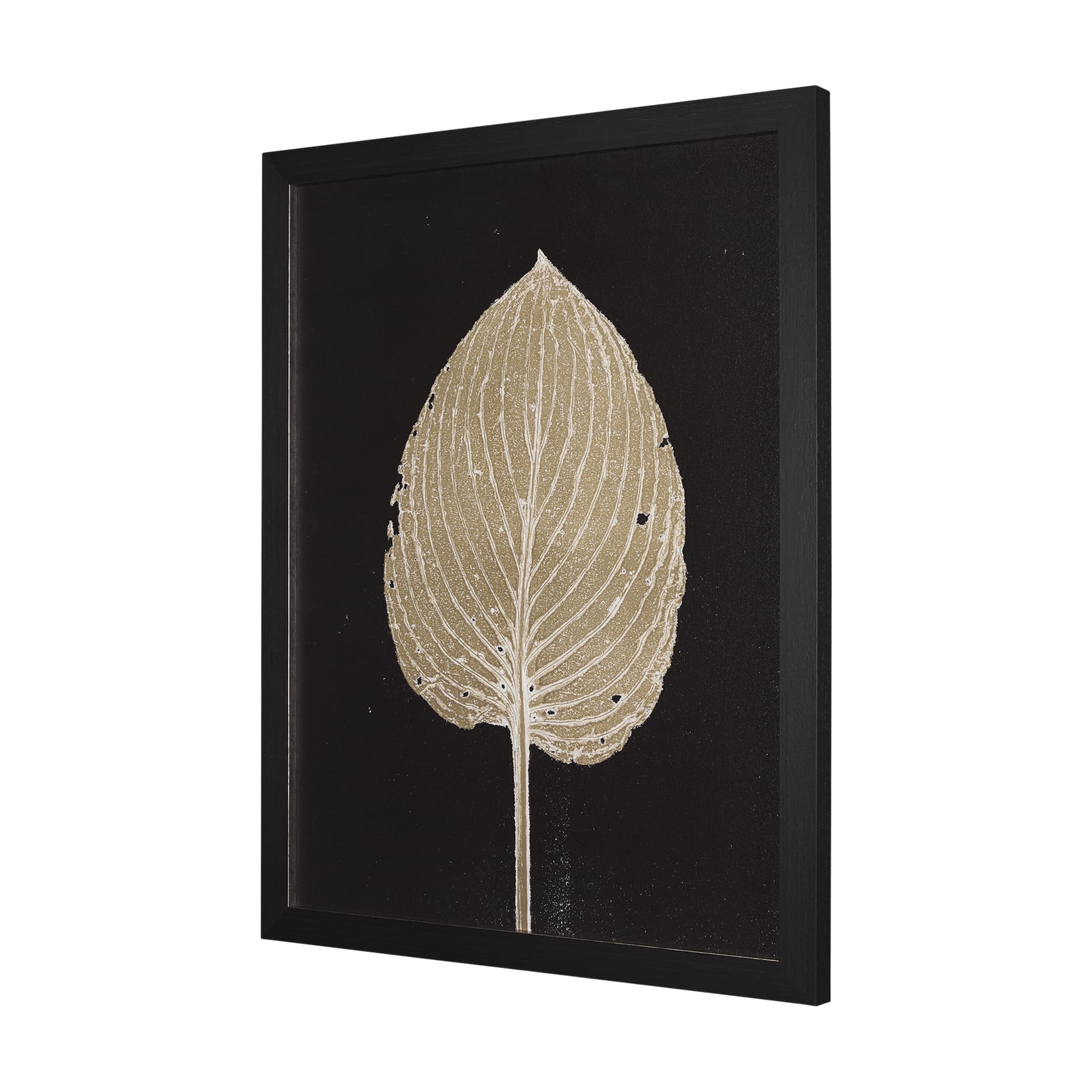 Hosta C by Mary Margaret Briggs a Hand Embelished Textured Framed Art Print — product photograph