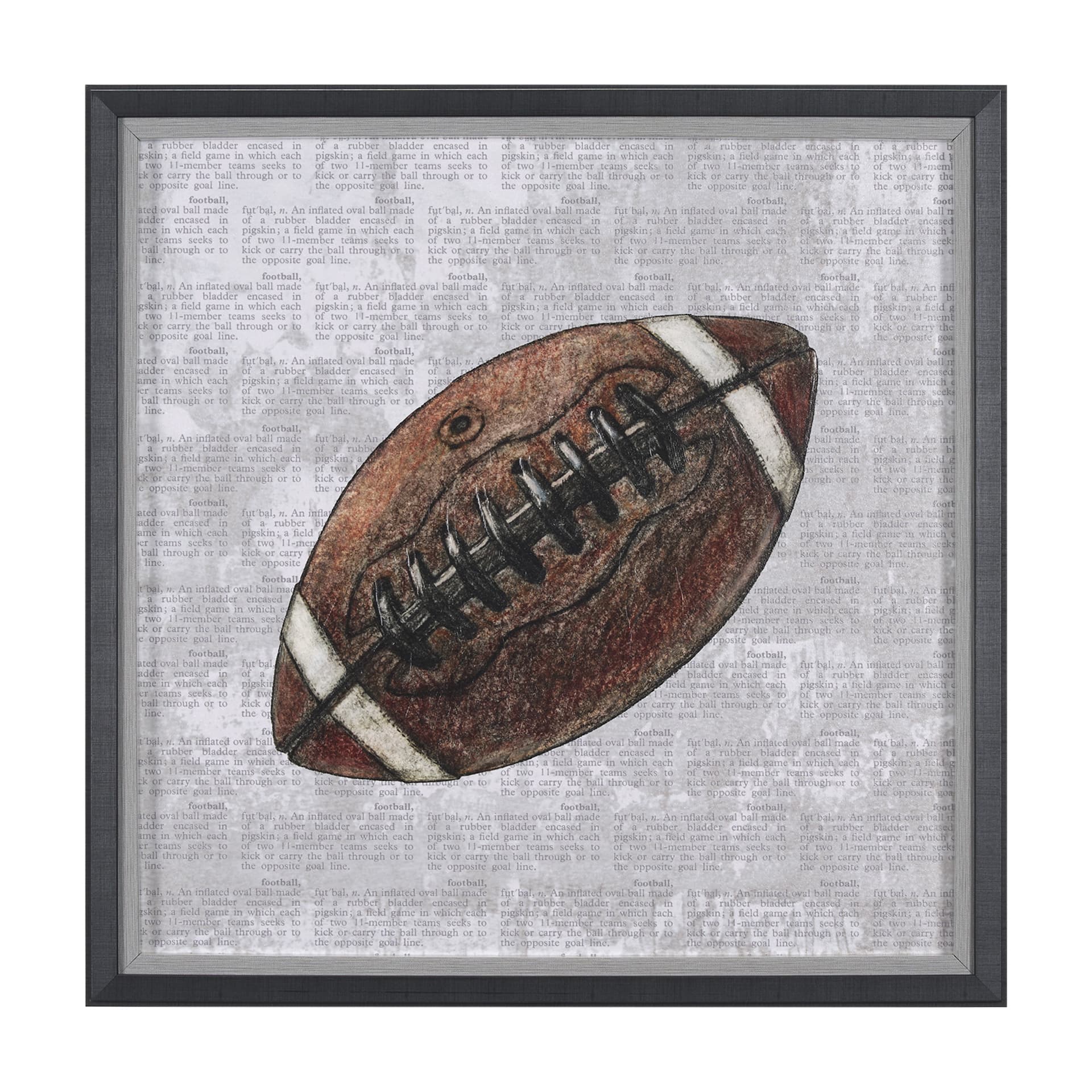 Definition of Sport III by Mercana Studio a Hand Embellished Textured Framed Art Print — product photograph
