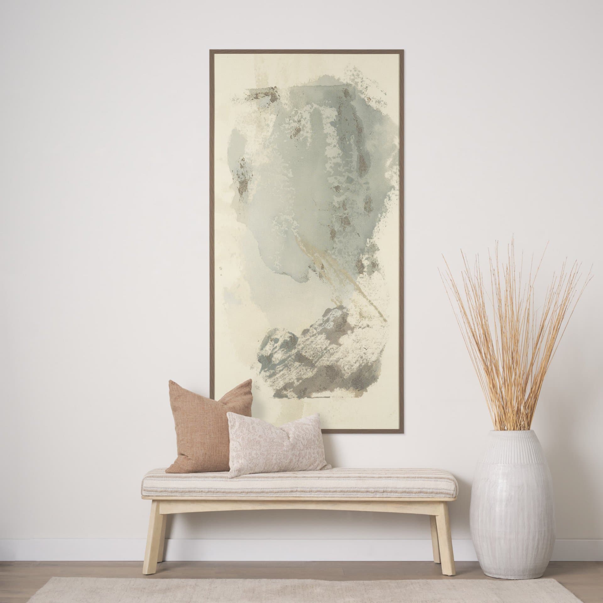 Gauge by Ira Havuka Hand-Embellished Textured Framed Canvas Artwork — product photograph