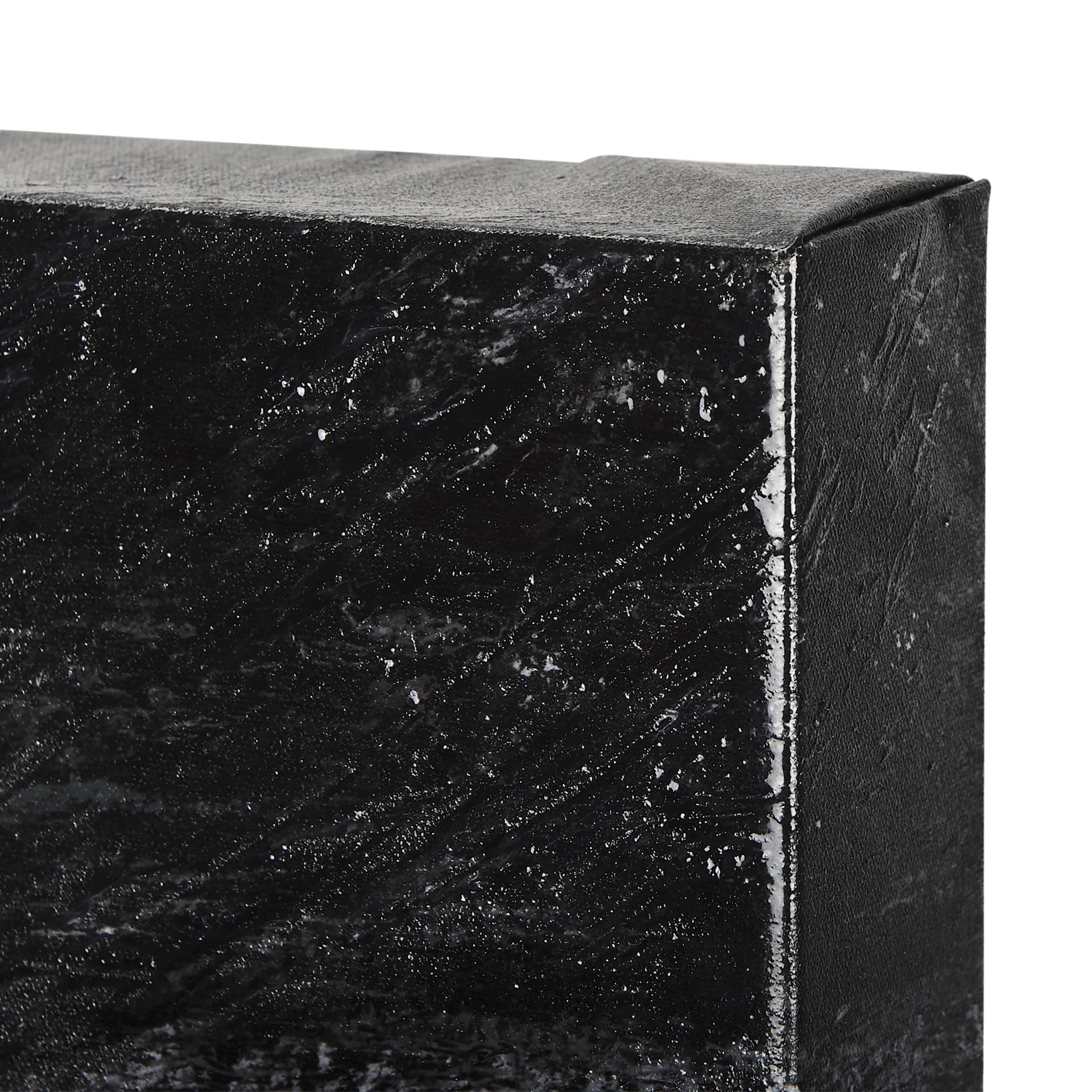 Black Composition II by Mercana Studio a Hand Embellished Textured Canvas — product photograph