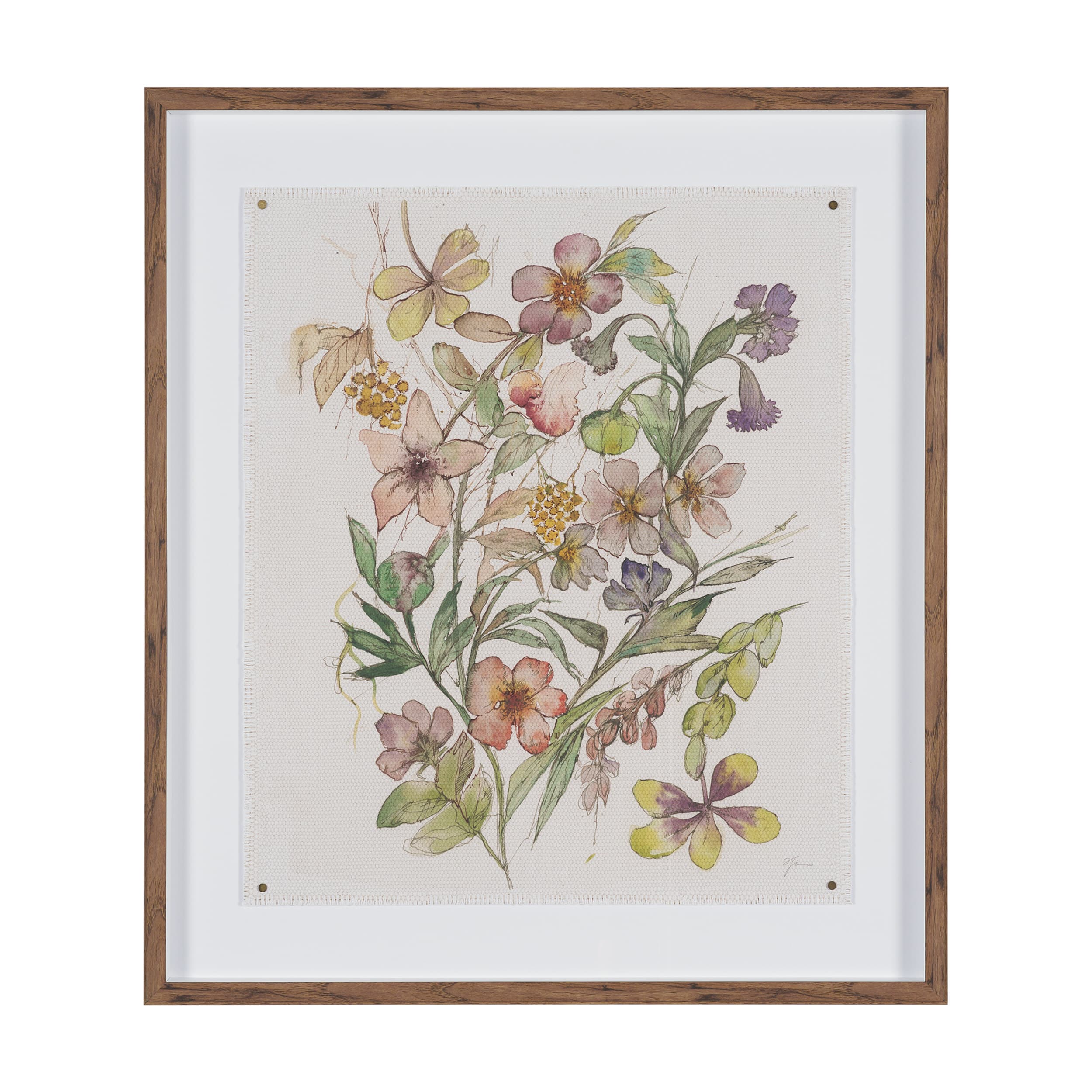 Atelier des Fleurs III by Mercana Studio Framed Artwork Matted under Glass — product photograph