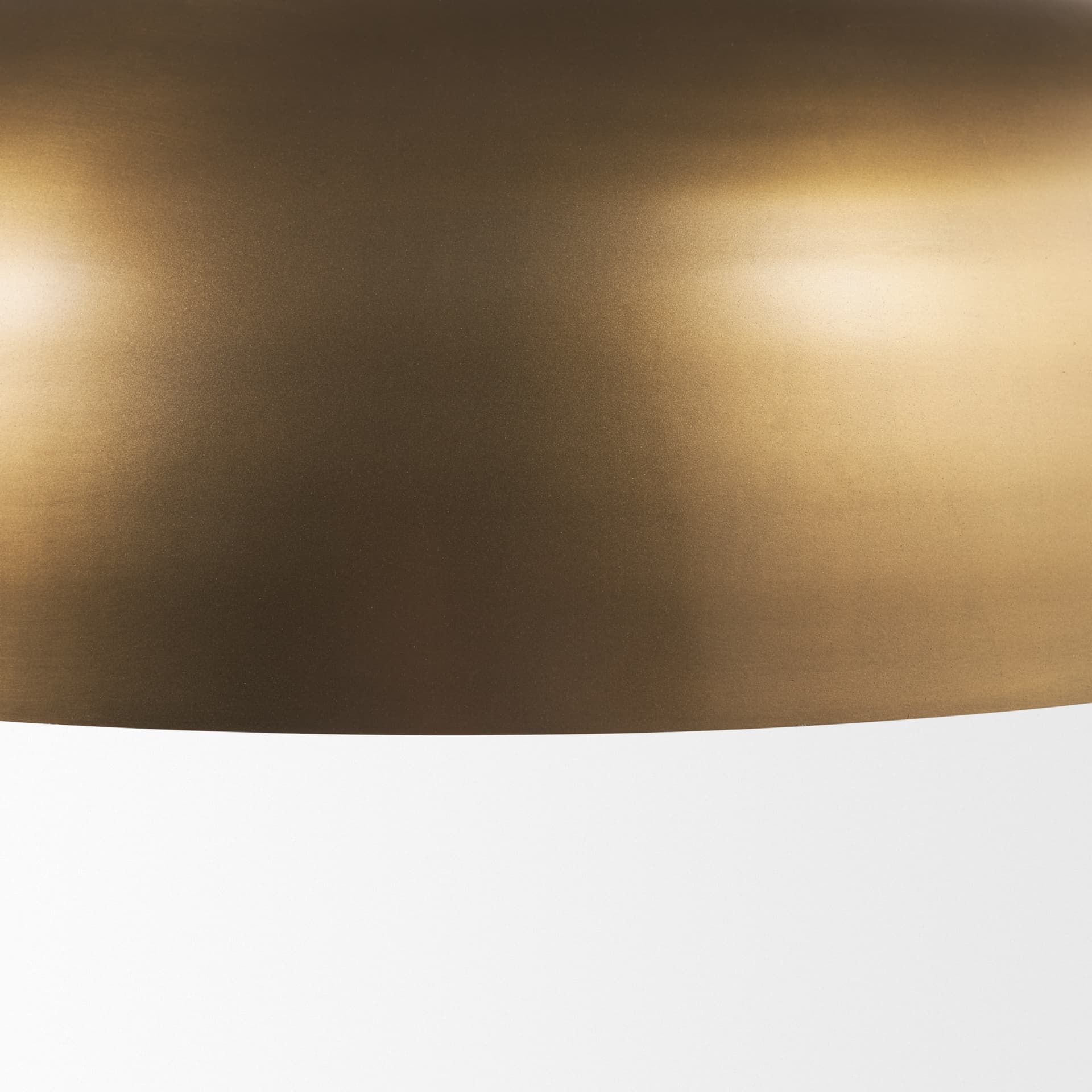 Sanne Antiqued Gold Metal w/ Silver Foil Wide Pendant Light — product photograph