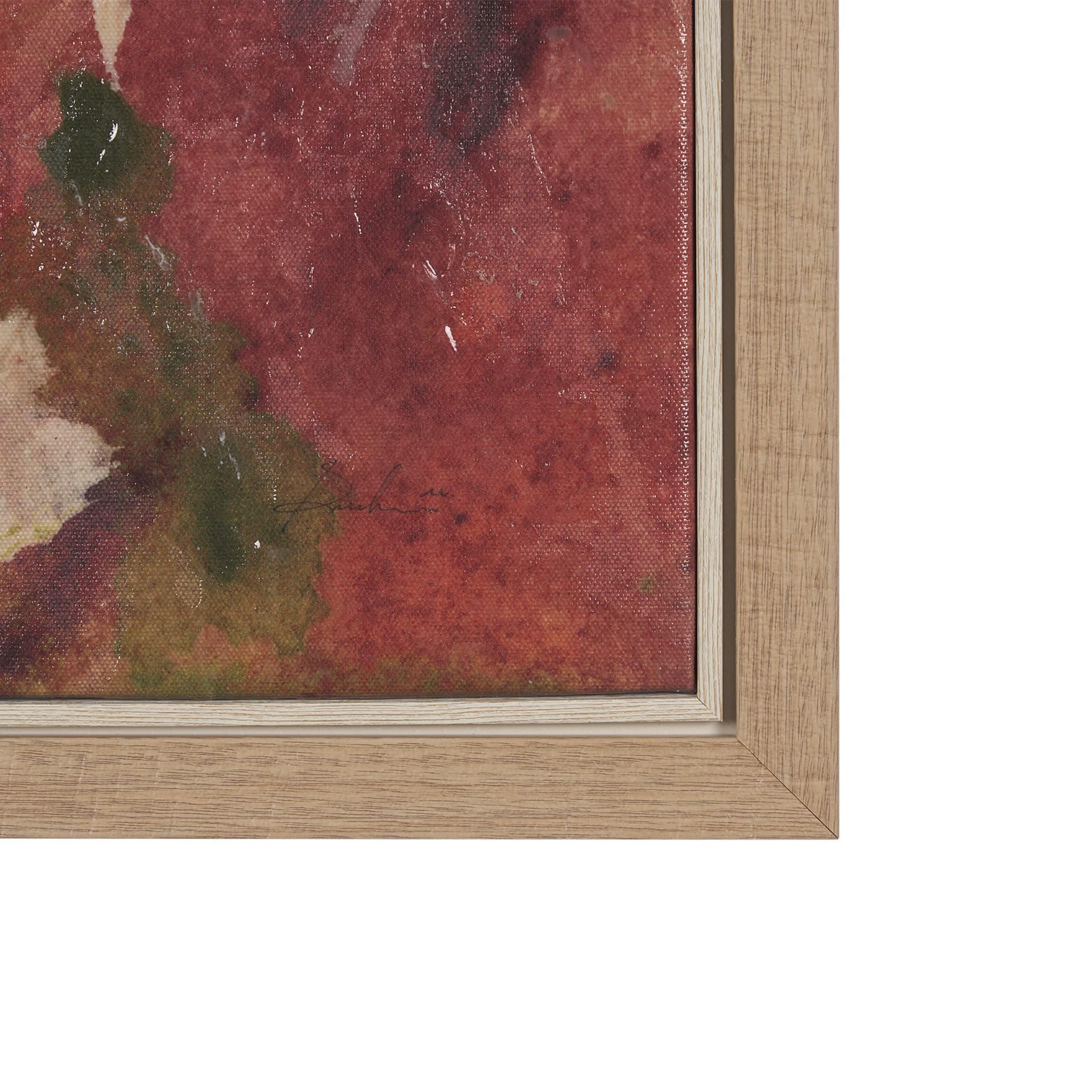 Springs Palette I by Mercana Studio a Hand Embellished Textured Framed Canvas — product photograph