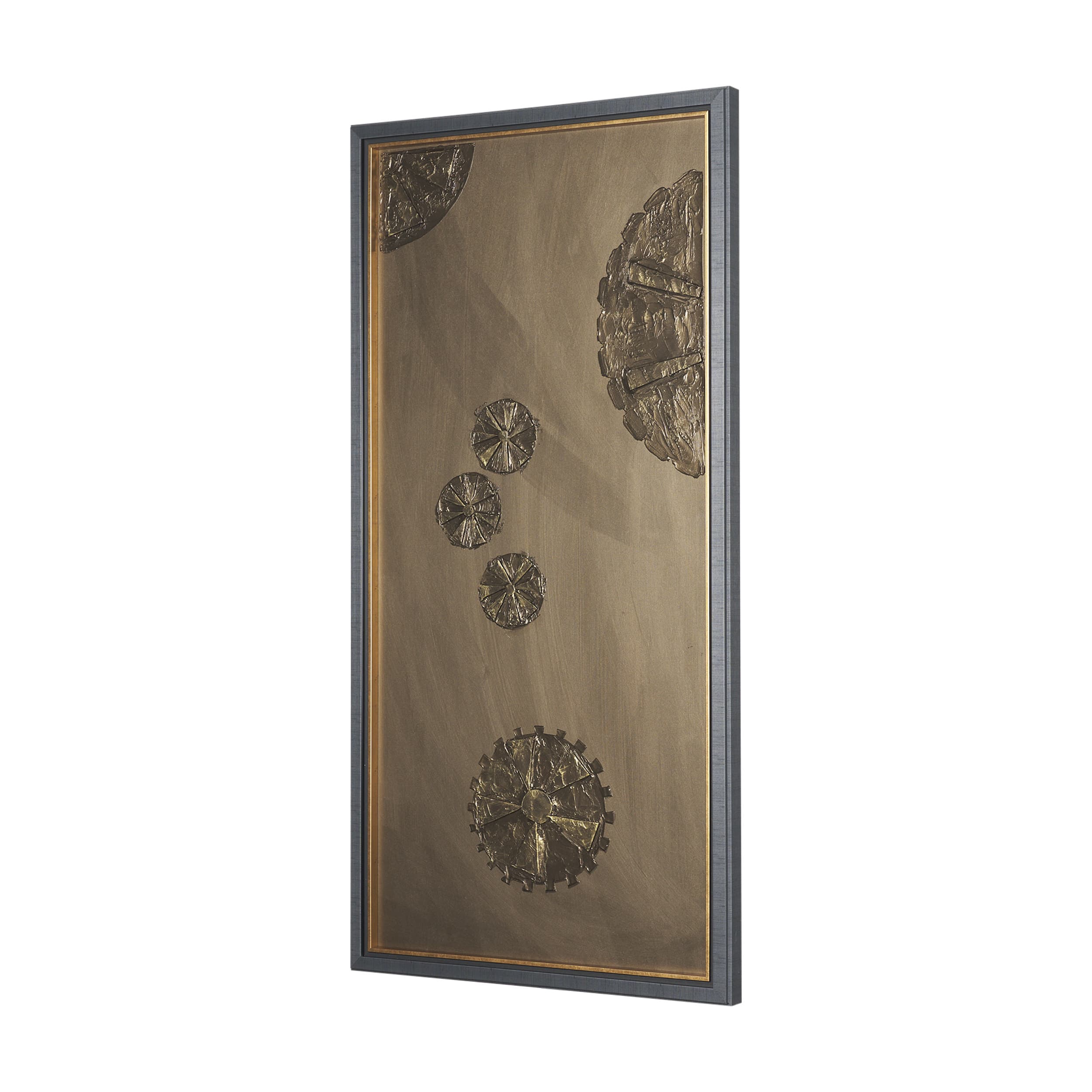 The Bronze Spark I by Studio M a handmade Original Framed Artwork under Glass — product photograph