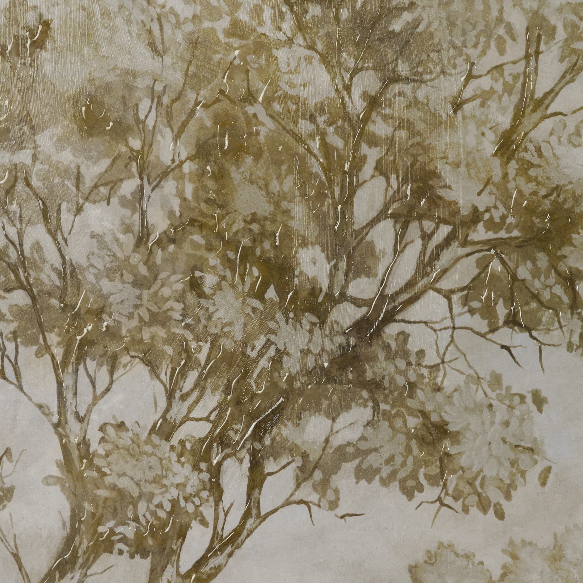 Timeless Vista IV by Mercana Studio Hand Embelished Textured Framed Artwork Matted under Glass — product photograph