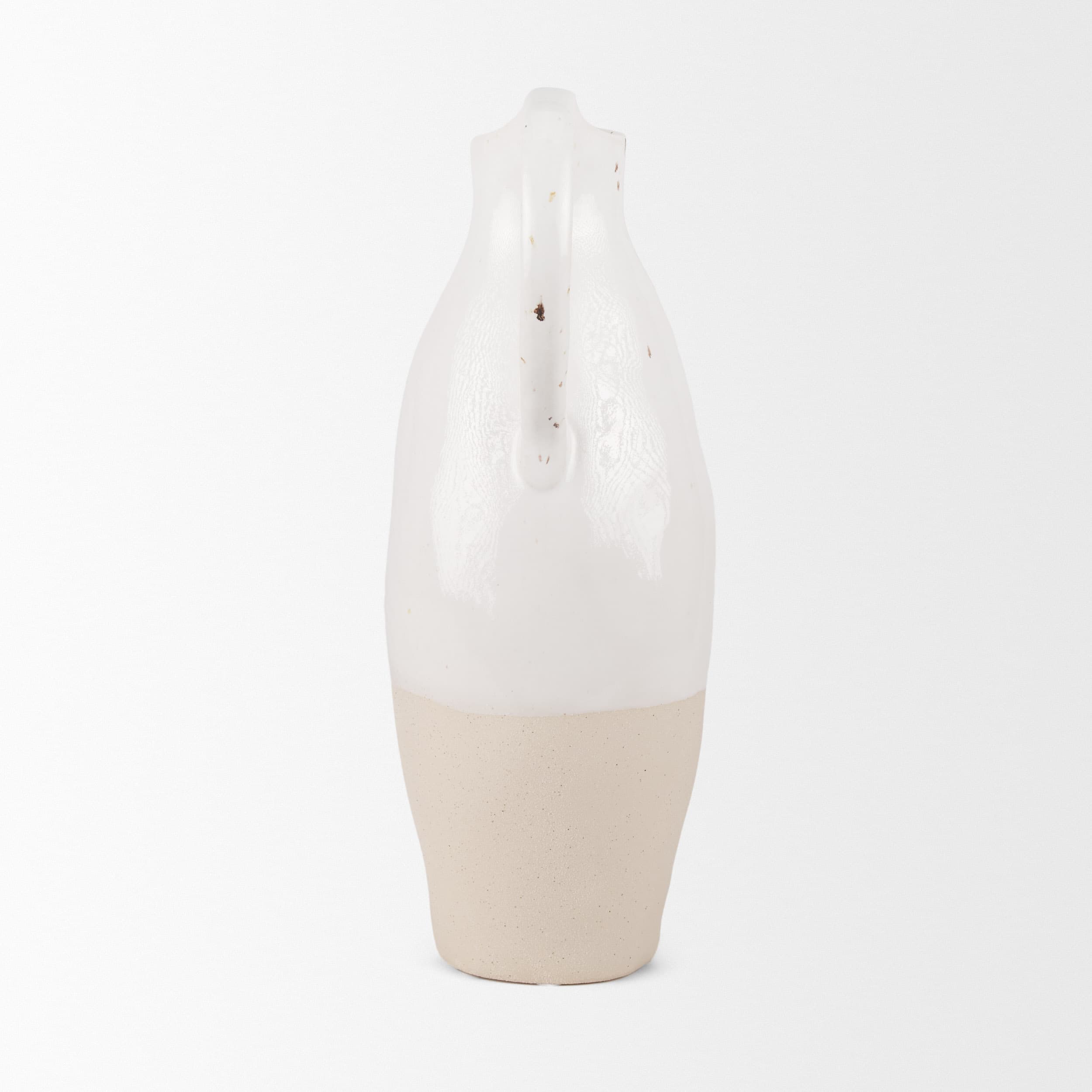 Valora Black Speckled Cream w/ Light Beige Ceramic Jug — product photograph