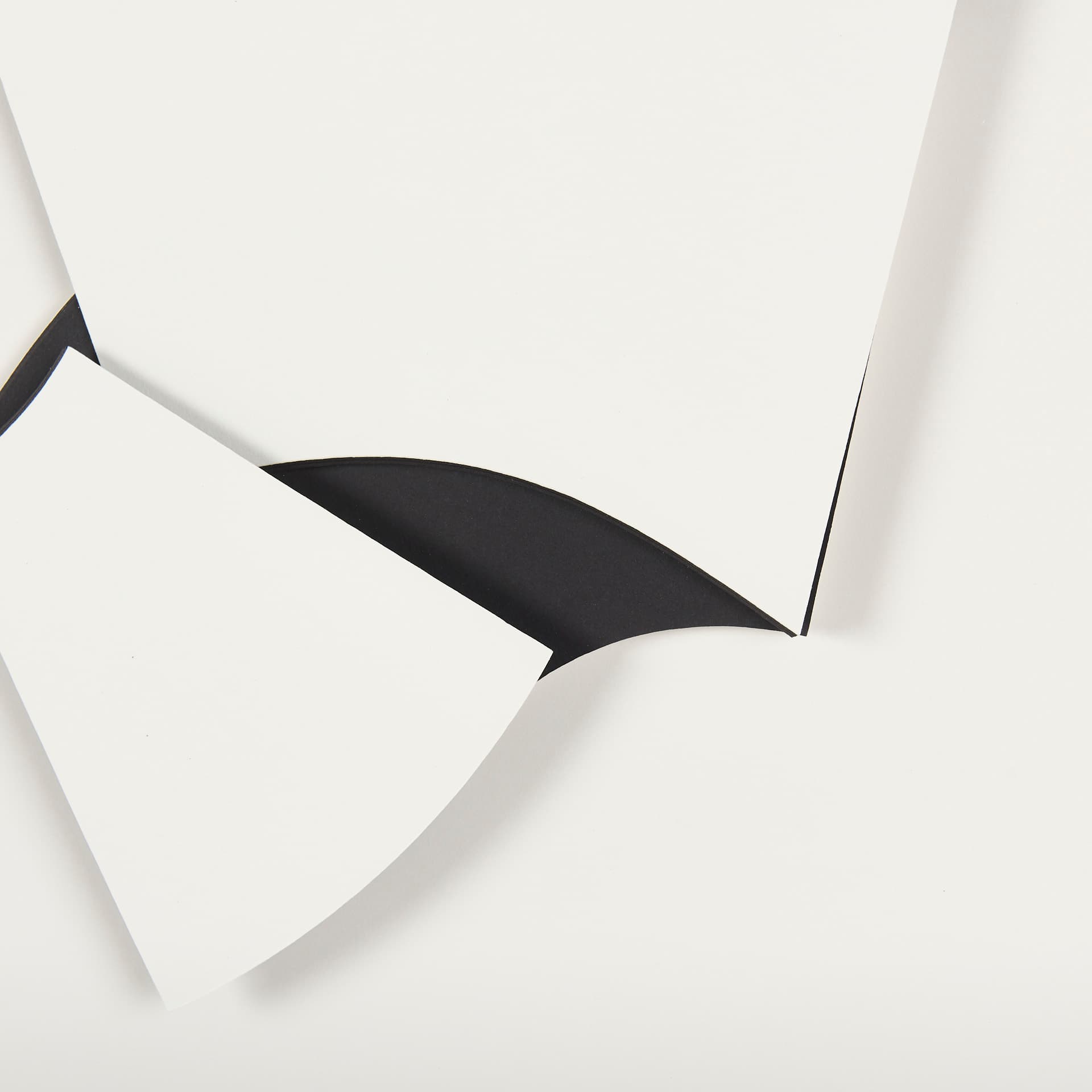 The Fold Paper II by Studio M a handmade Original Framed Artwork under Glass — product photograph