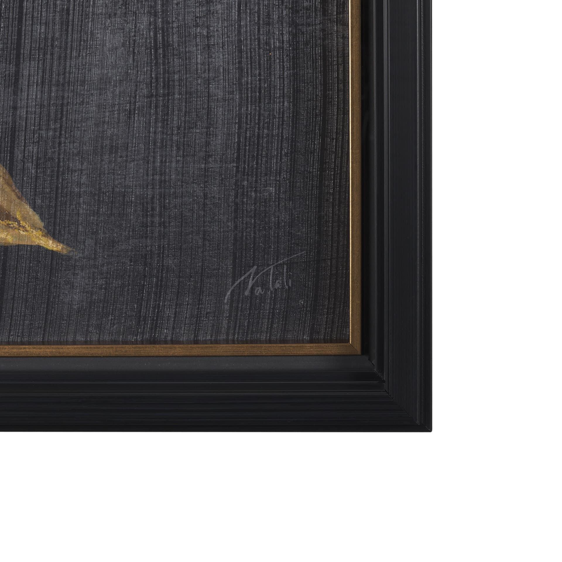 Gilded Bounty I by Mercana Studio a Hand Embellished Framed Art Print Matted under Glass — product photograph