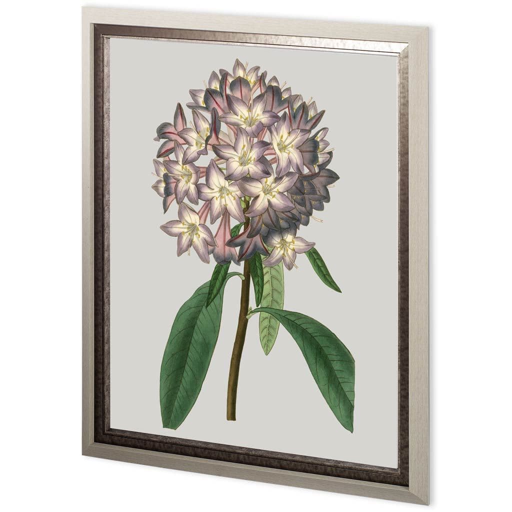 Custom Floral Gems V by Ferdos Maleki Hand Embellished Textured Framed Art Print Matted under Glass — product photograph