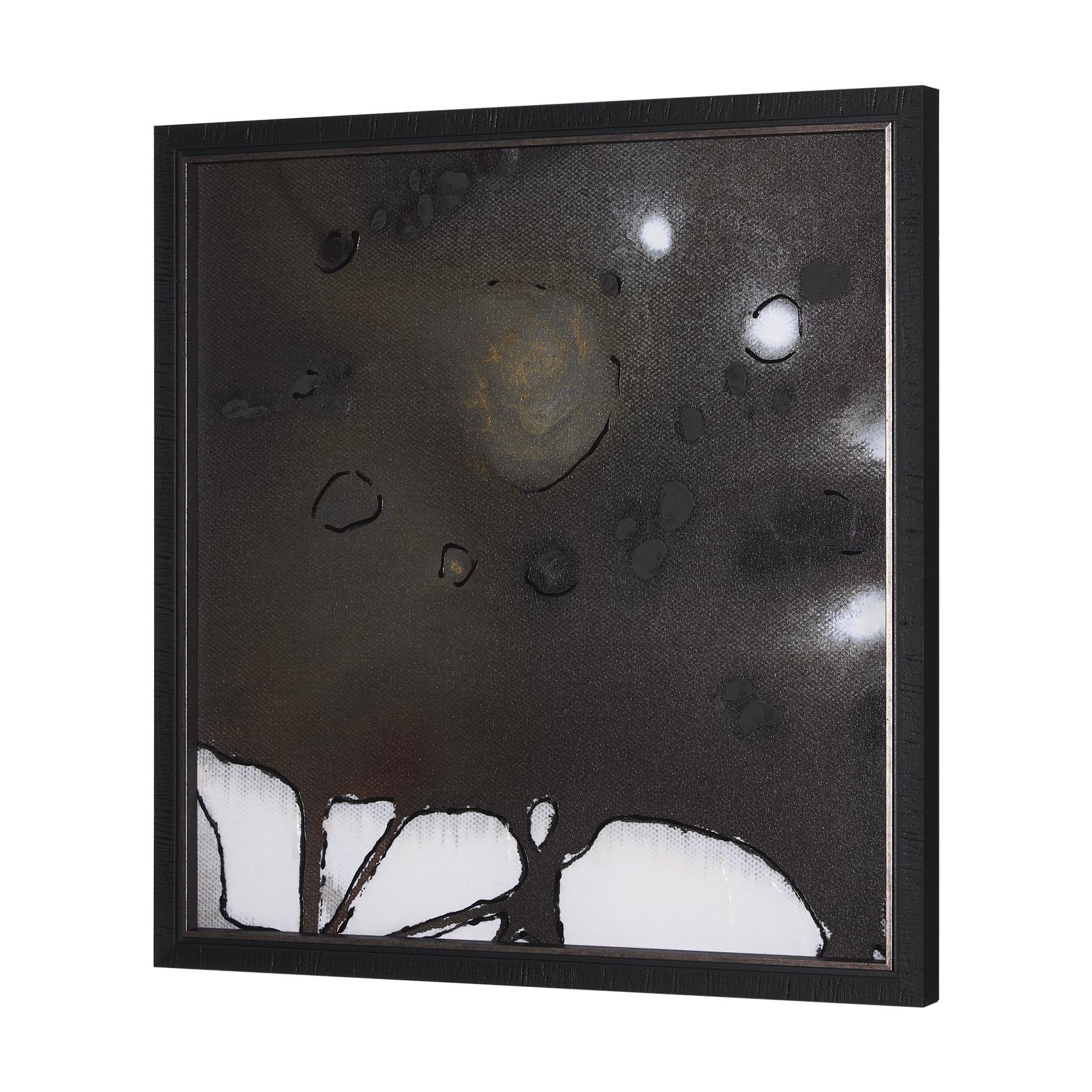 Tributary IV by Mercana Studio a Hand Embellished Textured Framed Art Print — product photograph