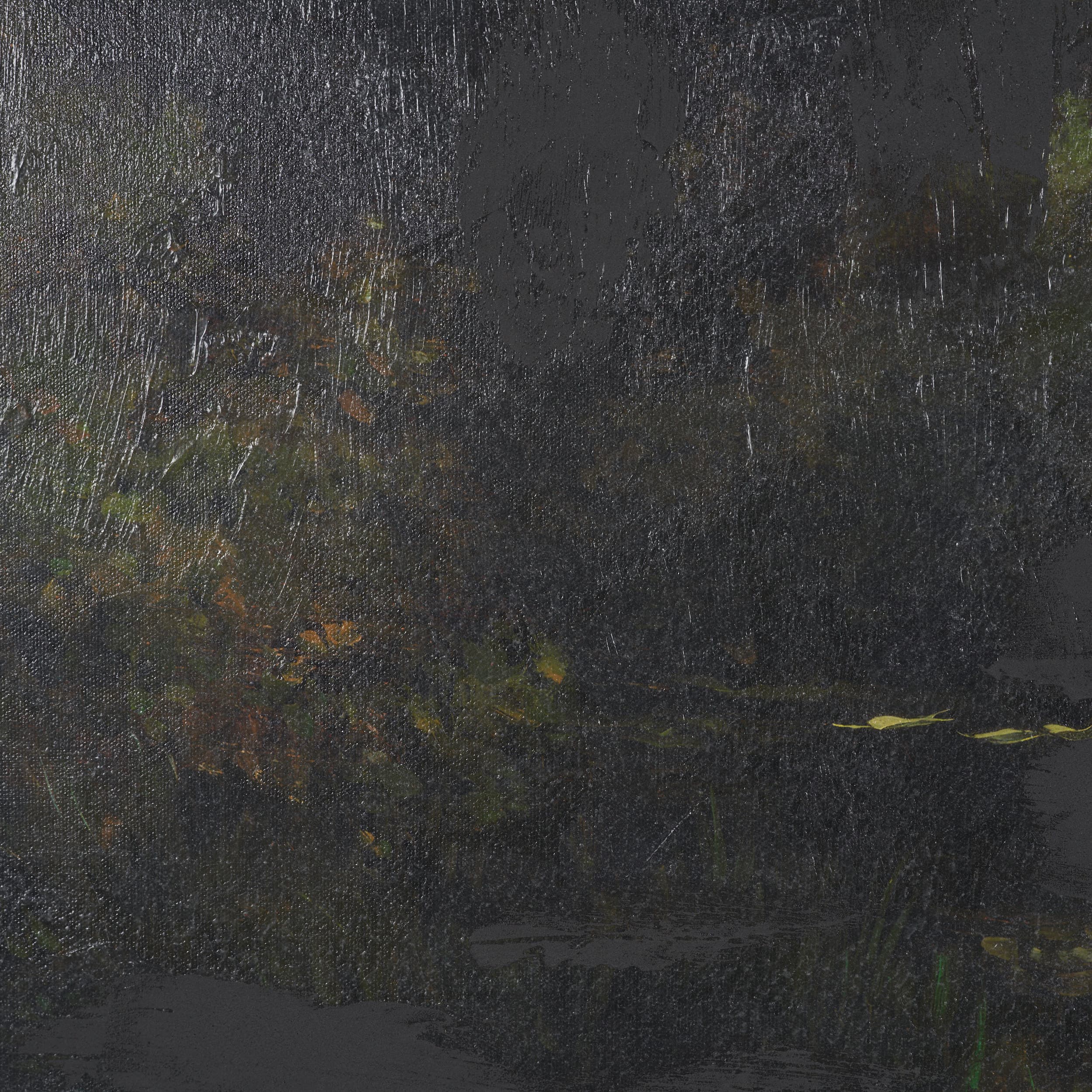 Landscape with Ducks by Charles-Francois Daubigny Textured Framed Artwork Matted — product photograph