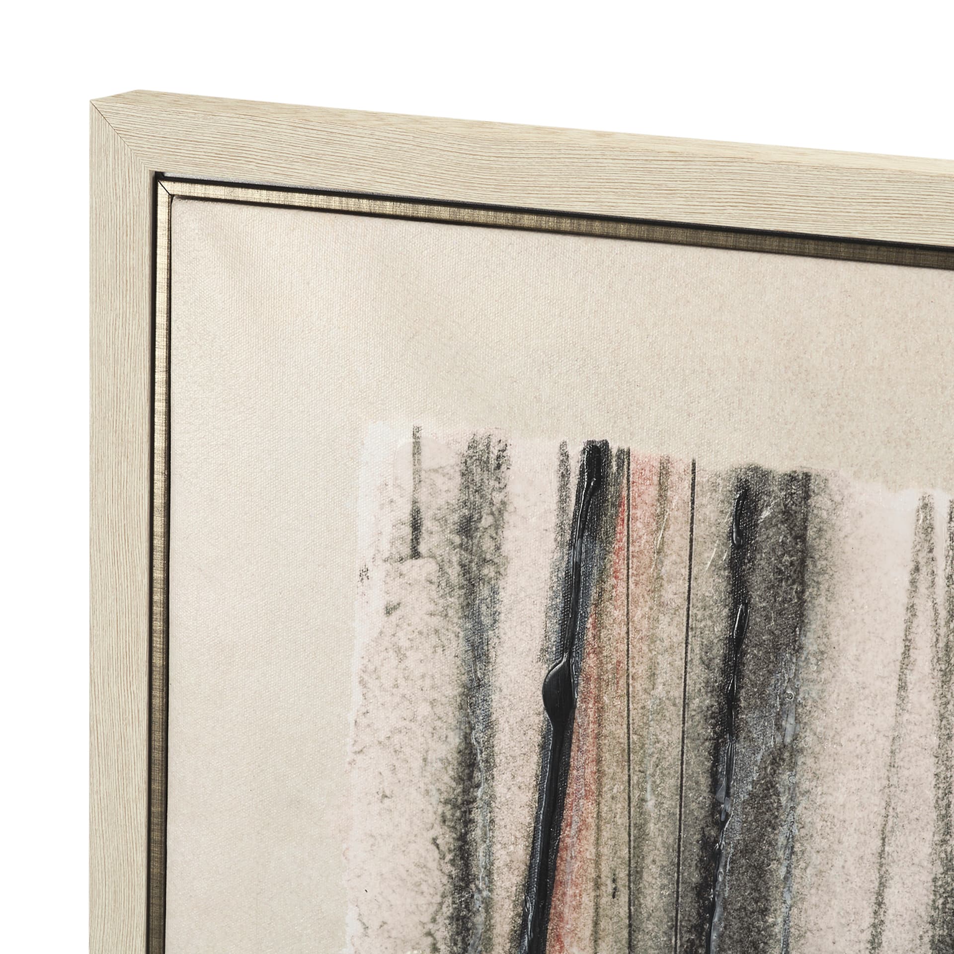 Seam II by Chad Warren a Hand Embellished Textured Framed Canvas — product photograph