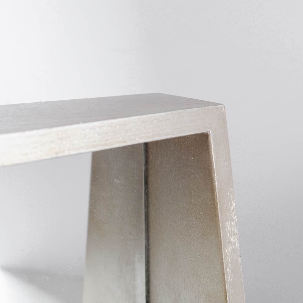 Barra 14x14 Champagne Wood Mirror Box — product photograph