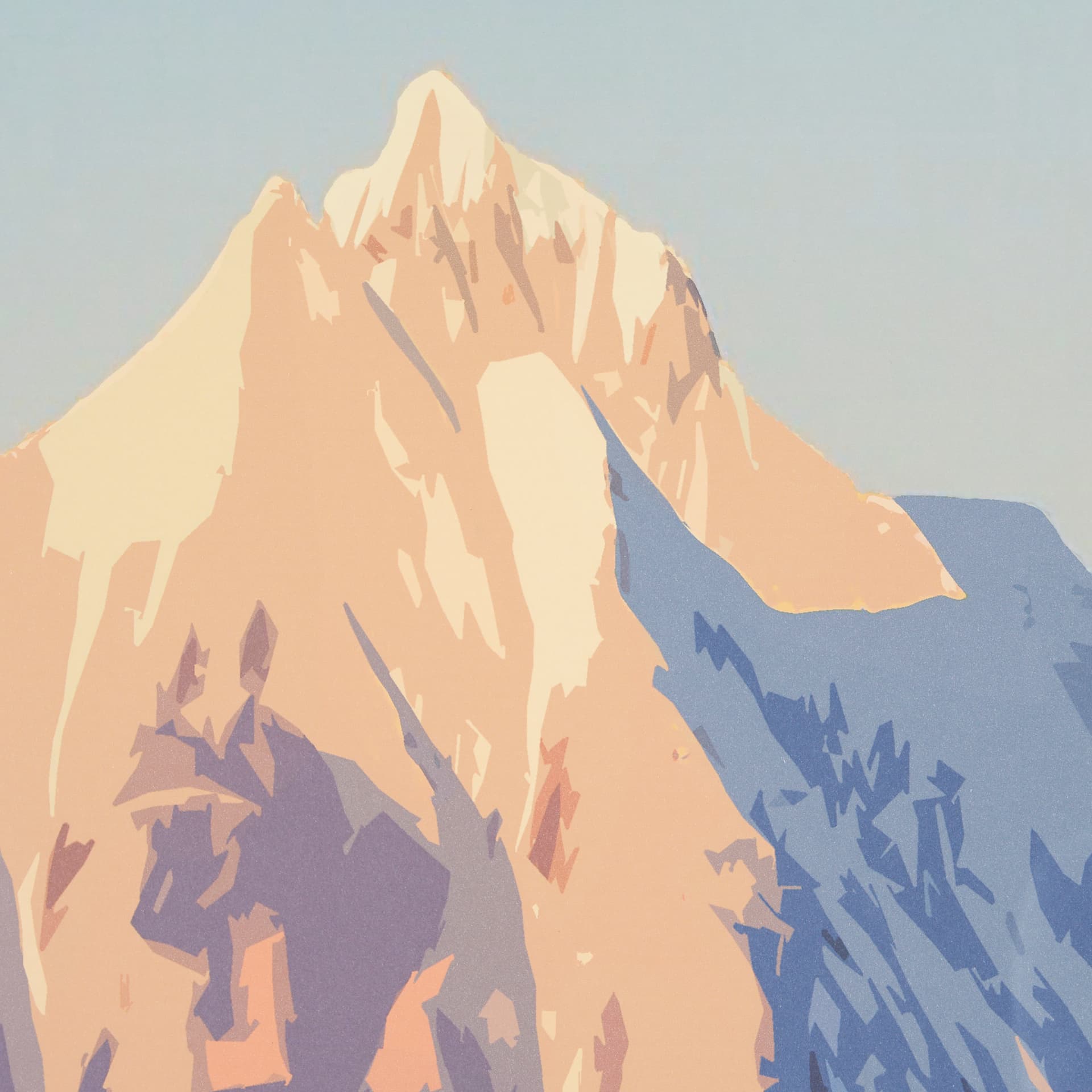 National Park - Glacier by Mark Chandon a Framed Art Print Matted under Glass — product photograph