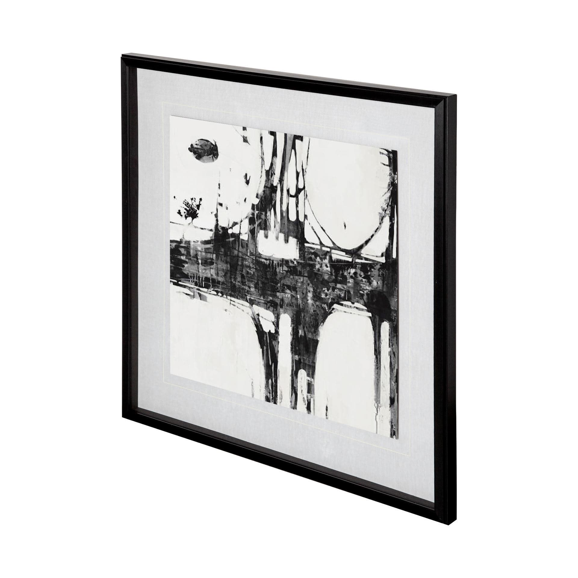 Back Lighting II by Liz Jardine a Hand Embellished Textured Framed Art Print Matted under Glass — product photograph