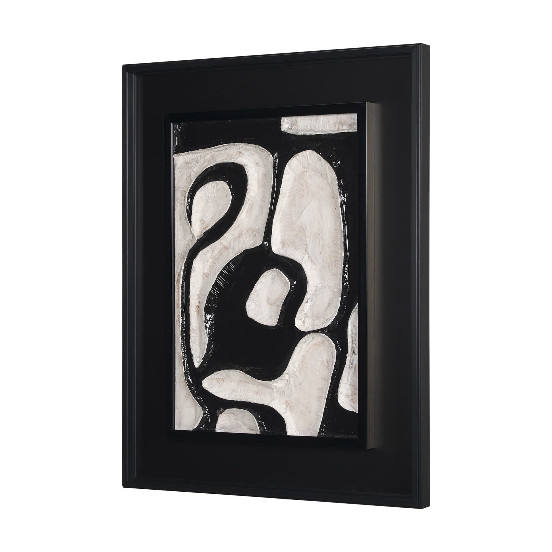 Webs of Ink by Studio M a handmade Original Framed Artwork under Glass — product photograph
