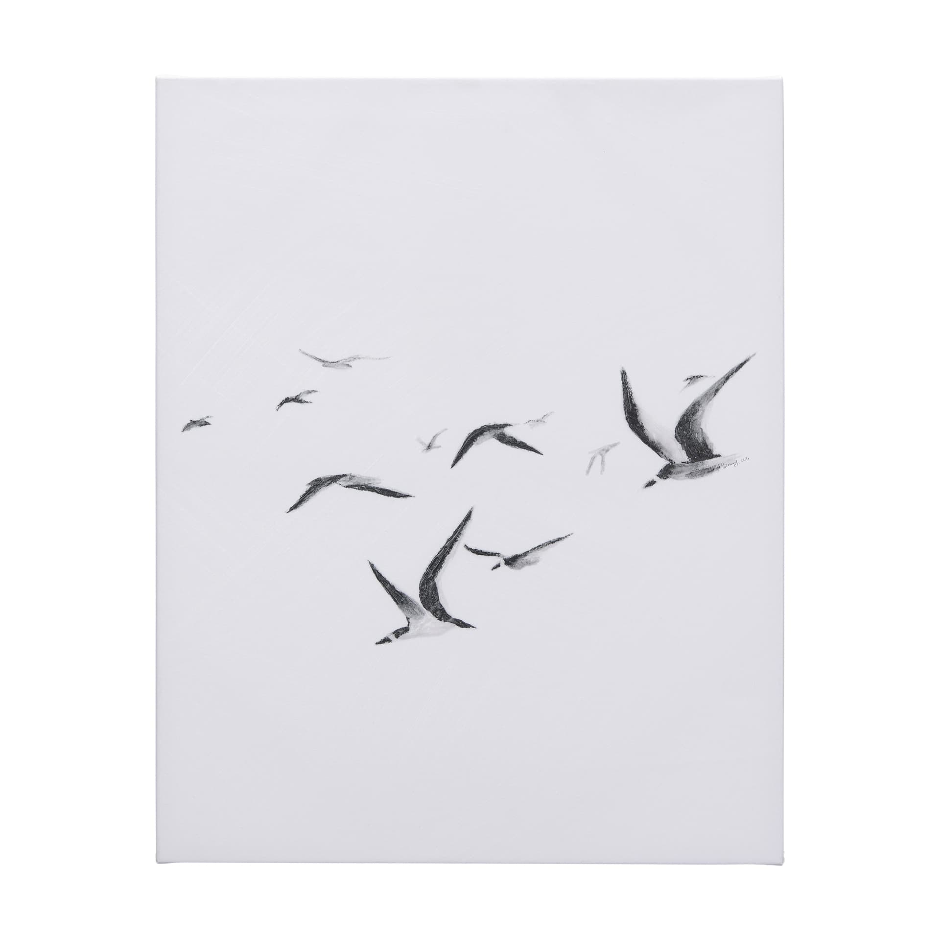 Fly Away I by Mercana Studio a Hand Embellished Textured Canvas — product photograph